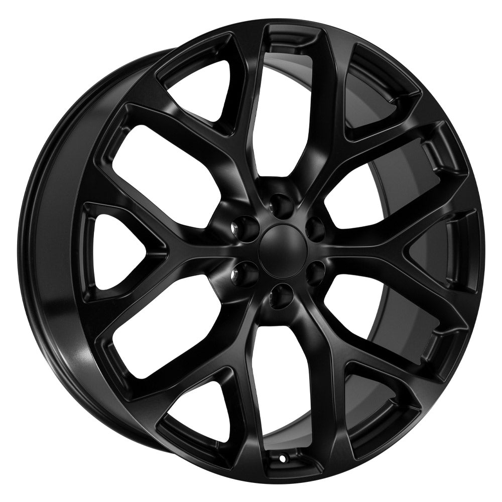 OE Wheels CV98B-26100-6550-24B1 26" Replica fits Chevrolet Silverado 1500 Black