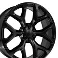 OE Wheels CV98B-26100-6550-24B1 26" Replica fits Chevrolet Silverado 1500 Black
