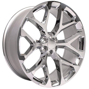 OE Wheels CV98B-26100-6550-24C 26" Replica CV98B fits Chevy Silverado Chrome