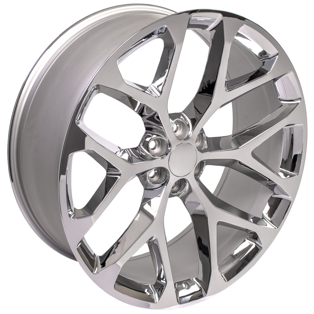 OE Wheels CV98B-26100-6550-24C 26" Replica CV98B fits Chevy Silverado Chrome