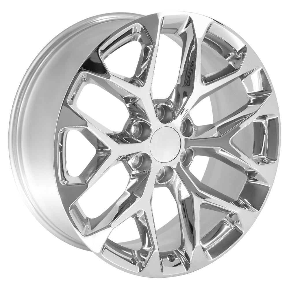 OE Wheels CV98C-22090-6550-28C 22" Replica fits Chevrolet Silverado 1500 Chrome