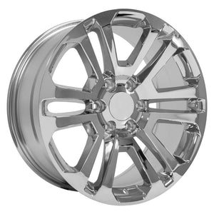 OE Wheels CV99-20090-6550-31C 20" Replica CV99 fits GMC Sierra 20x9 Chrome