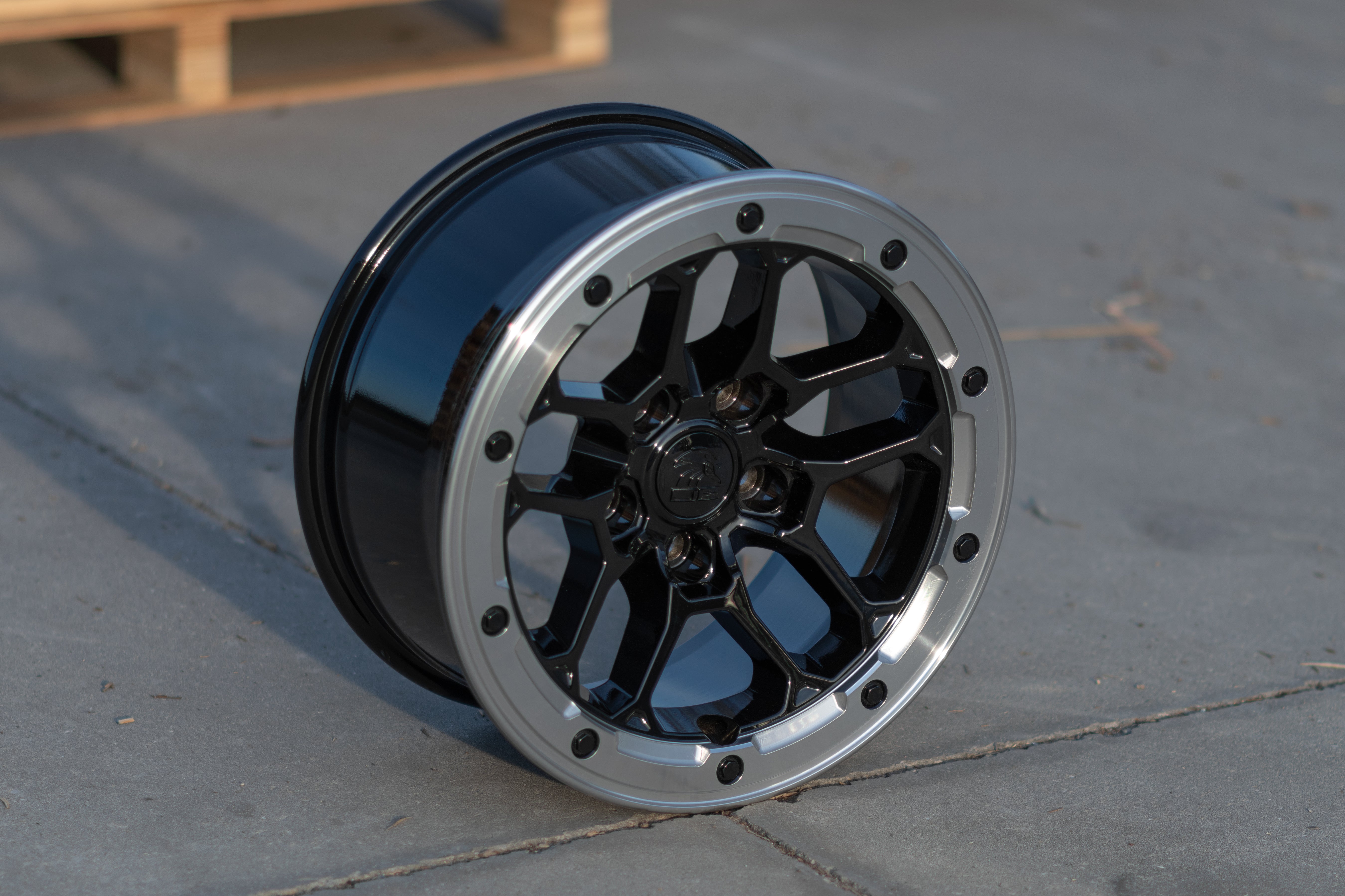 DEFIANT DF01-17080-5127-12MB 17x8 5x5" +12et in Gloss Black w/ Milled Ring