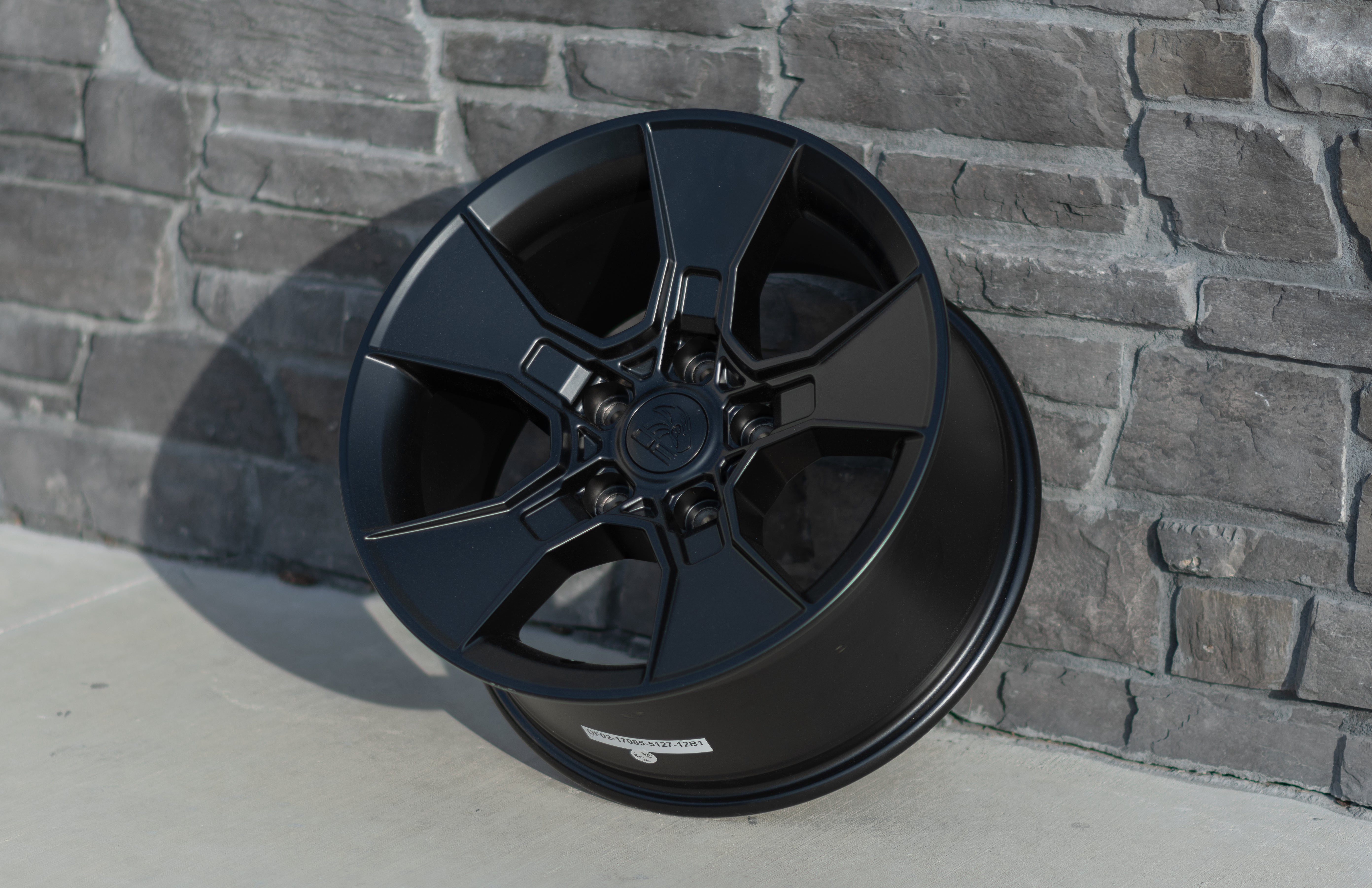 DEFIANT DF02-17085-5127-12B1 Satin Black 5x5" fits Jeep Wrangler, Jeep Gladiator