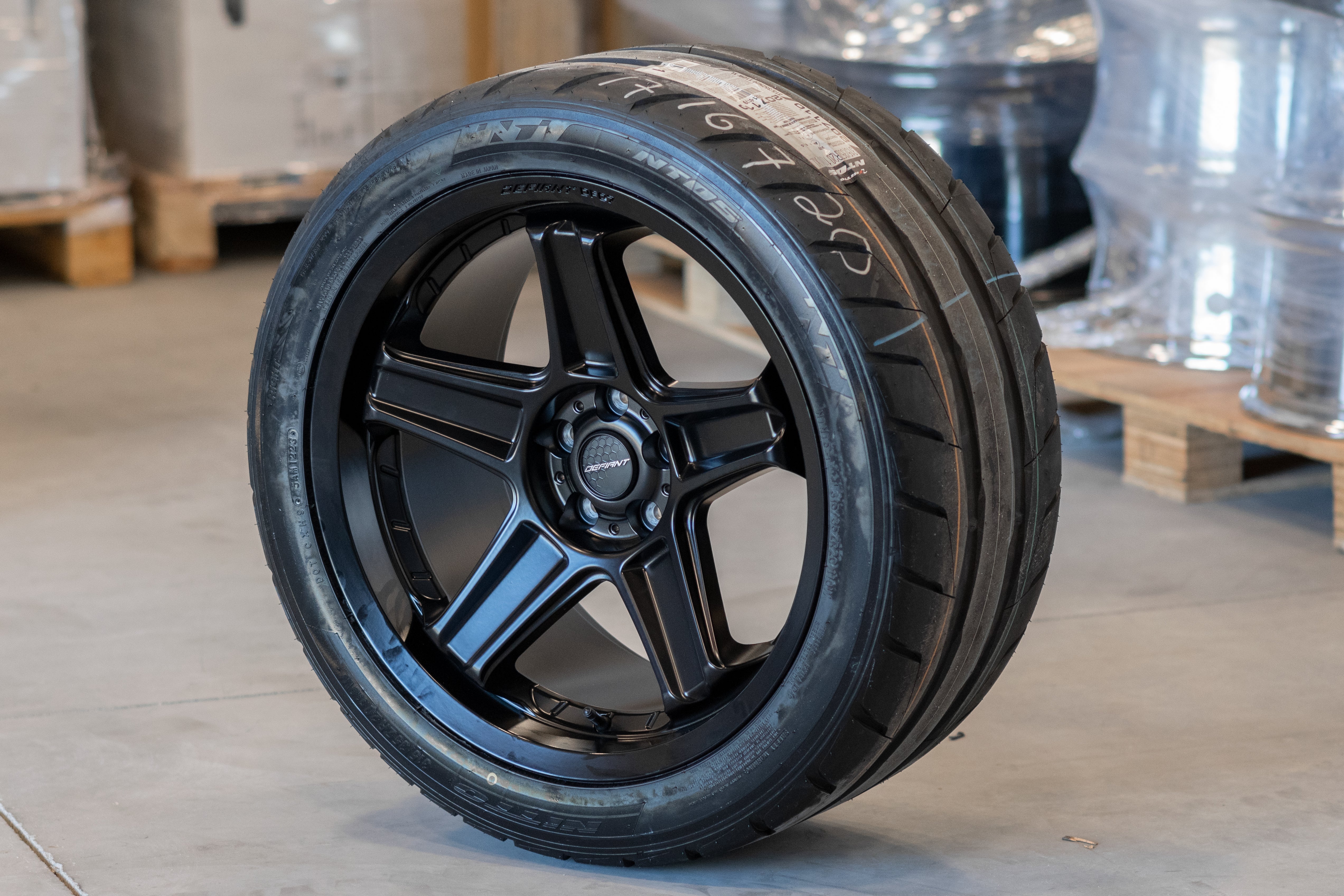 DEFIANT DF07-20105-5115-26B1 20x10.5 5x115mm +26et in Satin Black