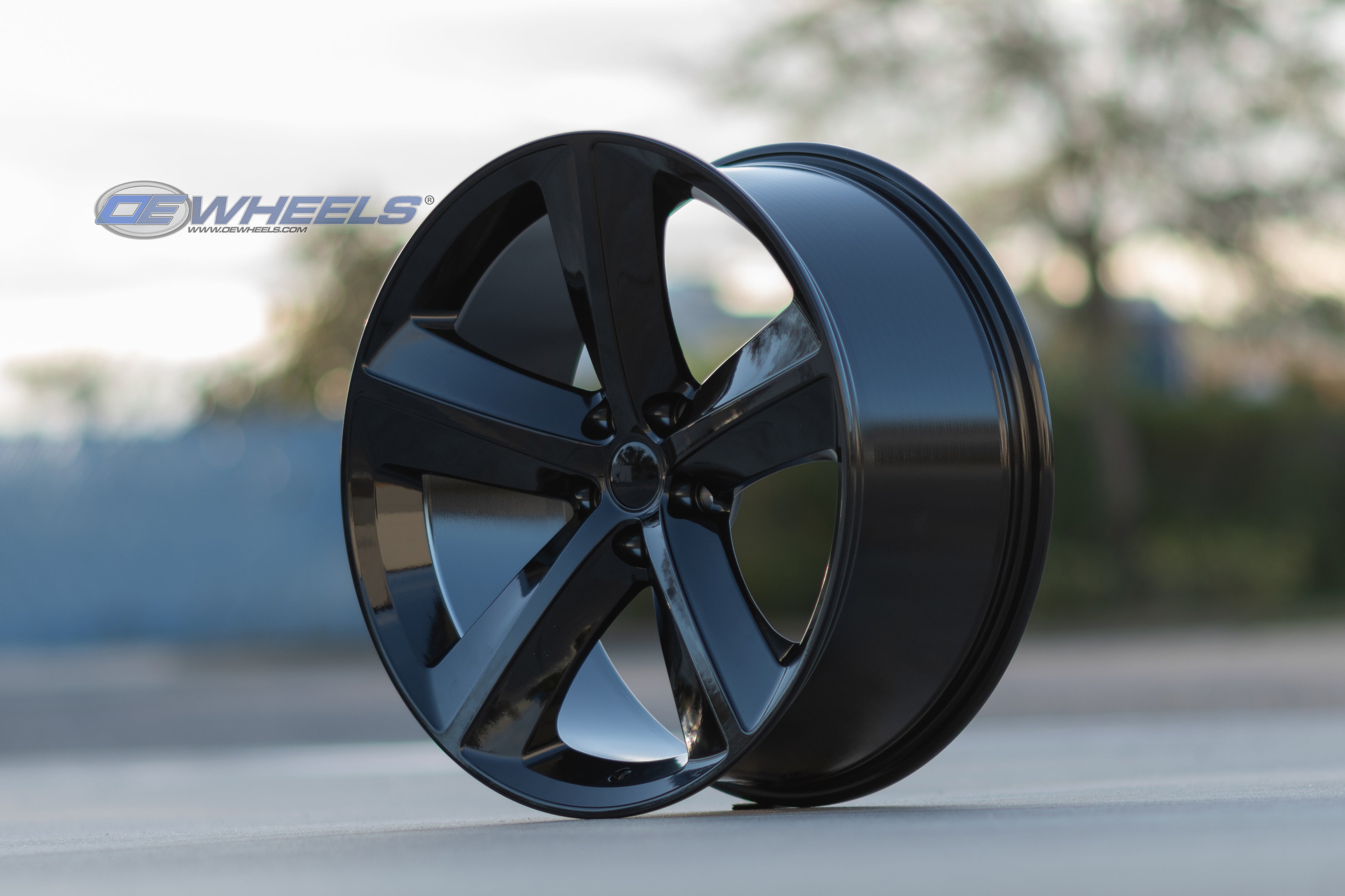 OE Wheels DG05-20090-5115-20B 20" Replica DG05 fits Dodge Charger SRT 20x9 Black