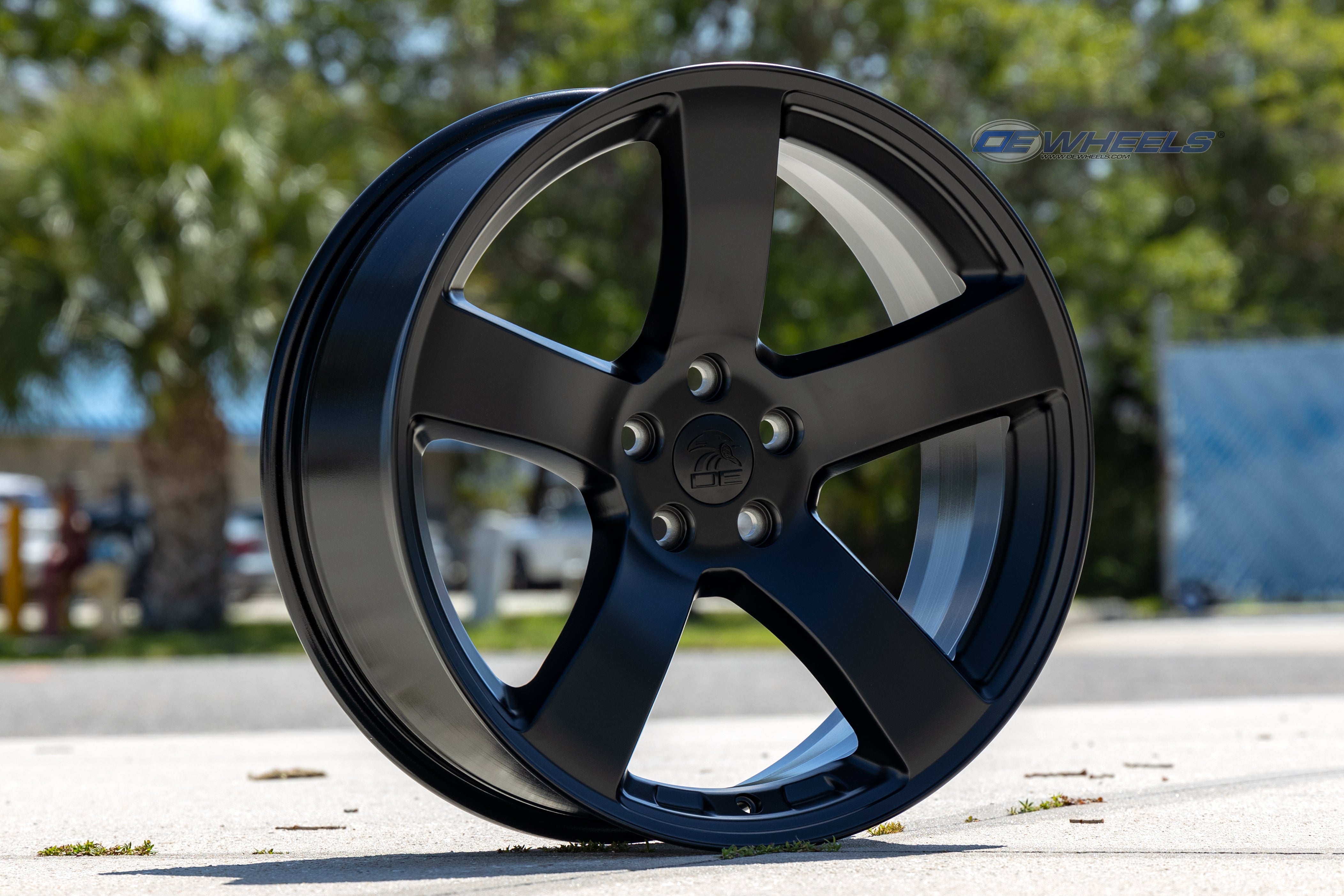 OE Wheels DG12-20080-5115-24B 20" Replica DG12 fits Dodge Charger SRT 20x8 Black