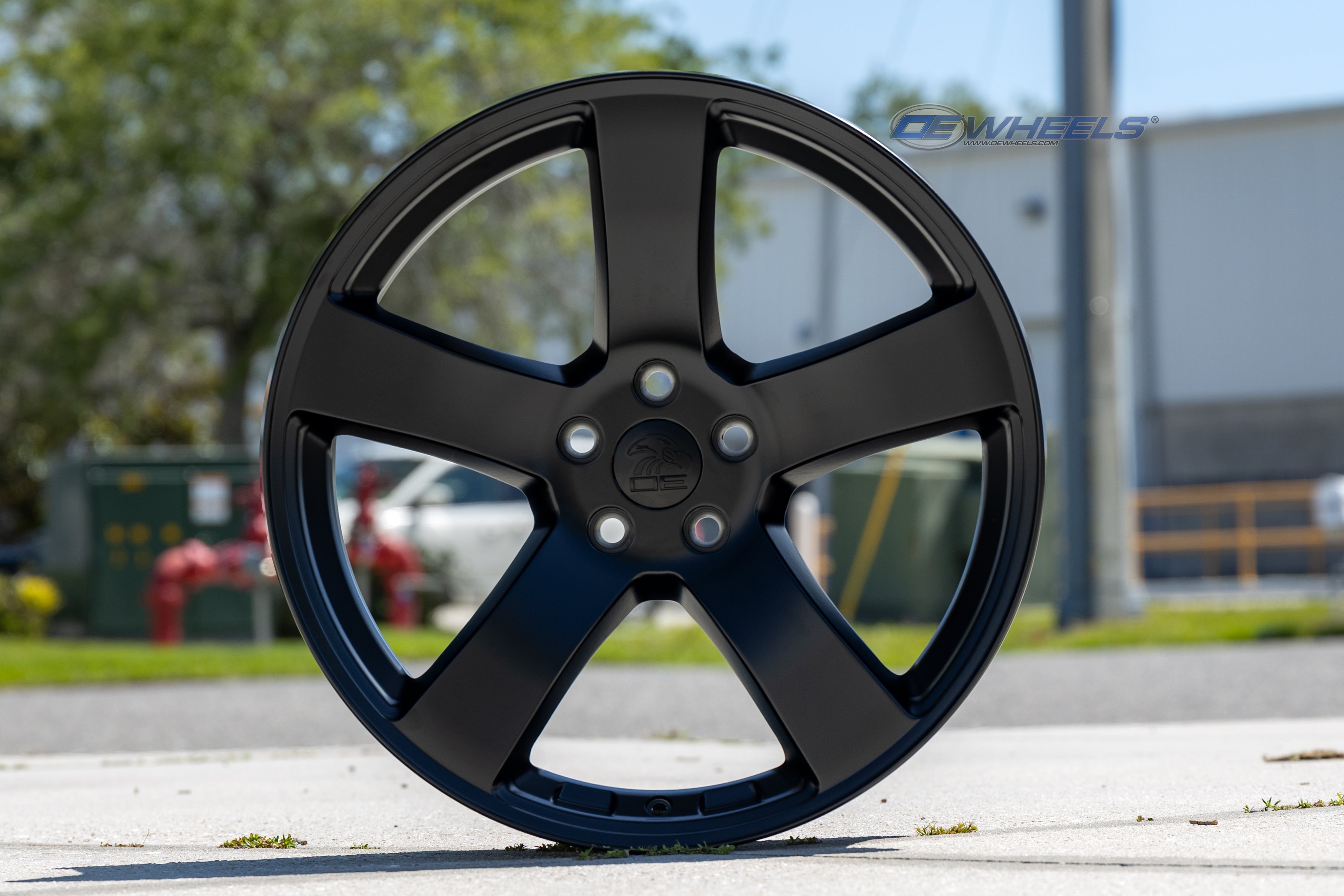 OE Wheels DG12-20080-5115-24B 20" Replica DG12 fits Dodge Charger SRT 20x8 Black