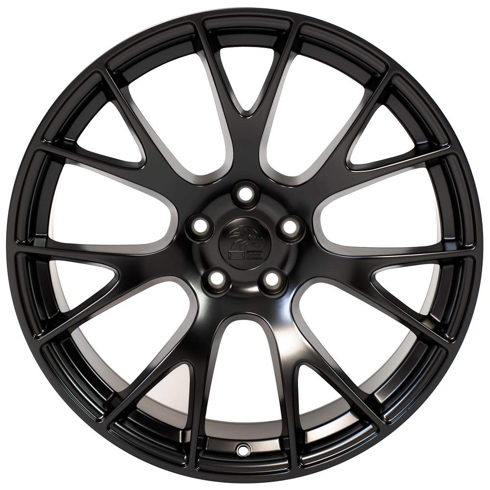 OE Wheels DG15-20100-5115-18B 20" Replica DG15 fits Dodge Hellcat 20x10 Black
