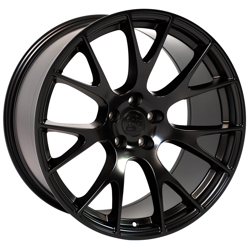 OE Wheels DG15-20100-5115-18B 20" Replica DG15 fits Dodge Hellcat 20x10 Black