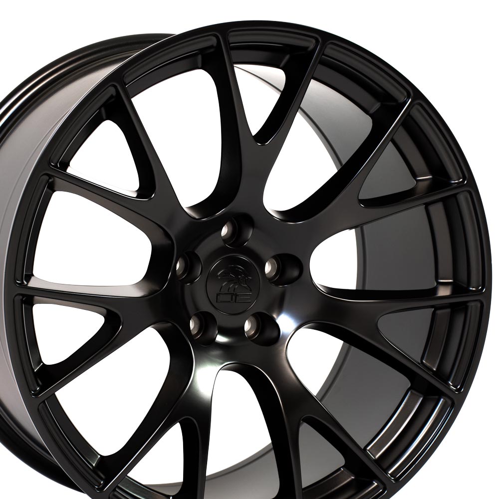 OE Wheels DG15-20100-5115-18B 20" Replica DG15 fits Dodge Hellcat 20x10 Black