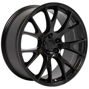 OE Wheels DG15-22090-5115-18B 22" Replica DG15 fits Dodge Hellcat 22x9 Black