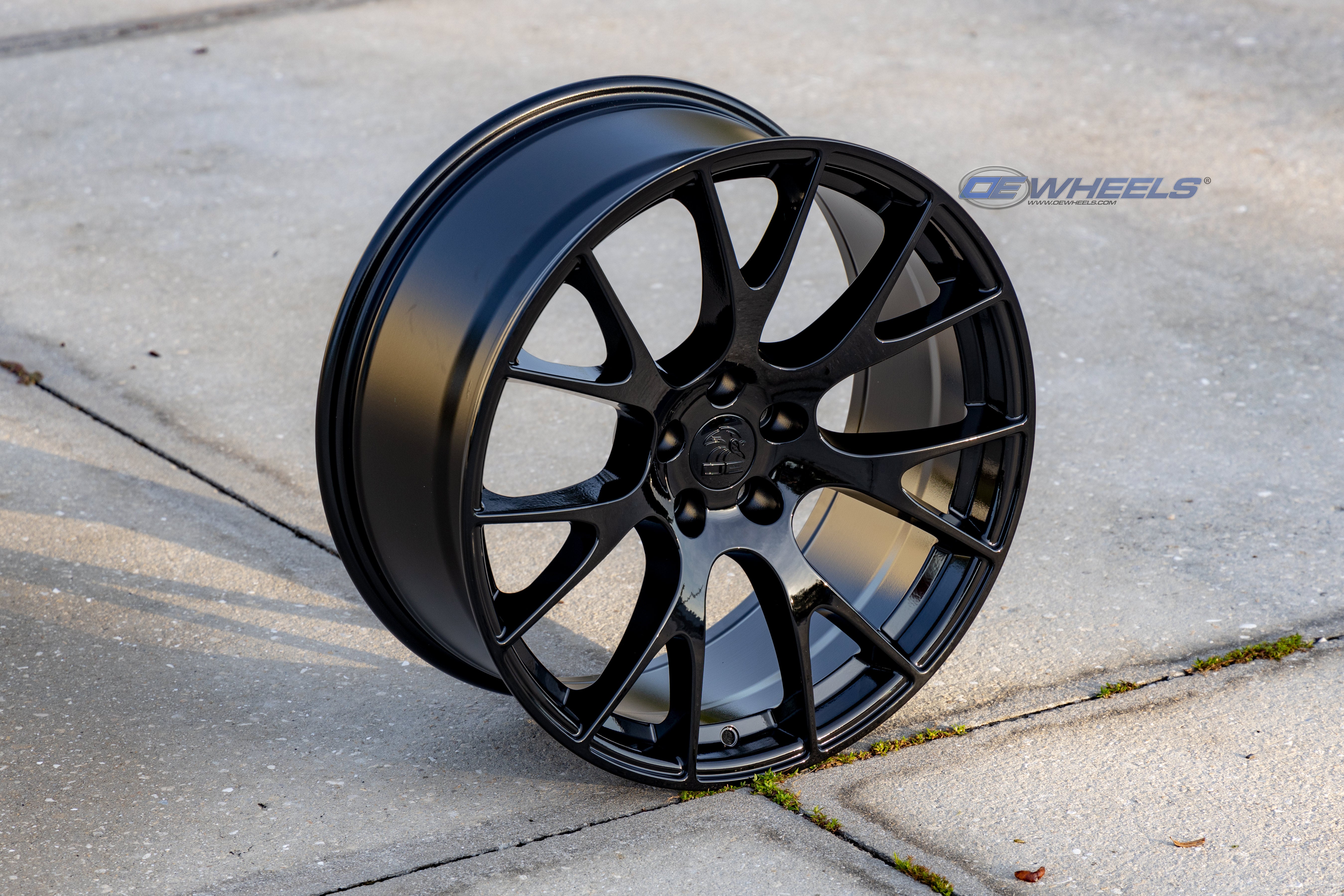 OE Wheels DG15-20100-5115-18B 20" Replica DG15 fits Dodge Hellcat 20x10 Black