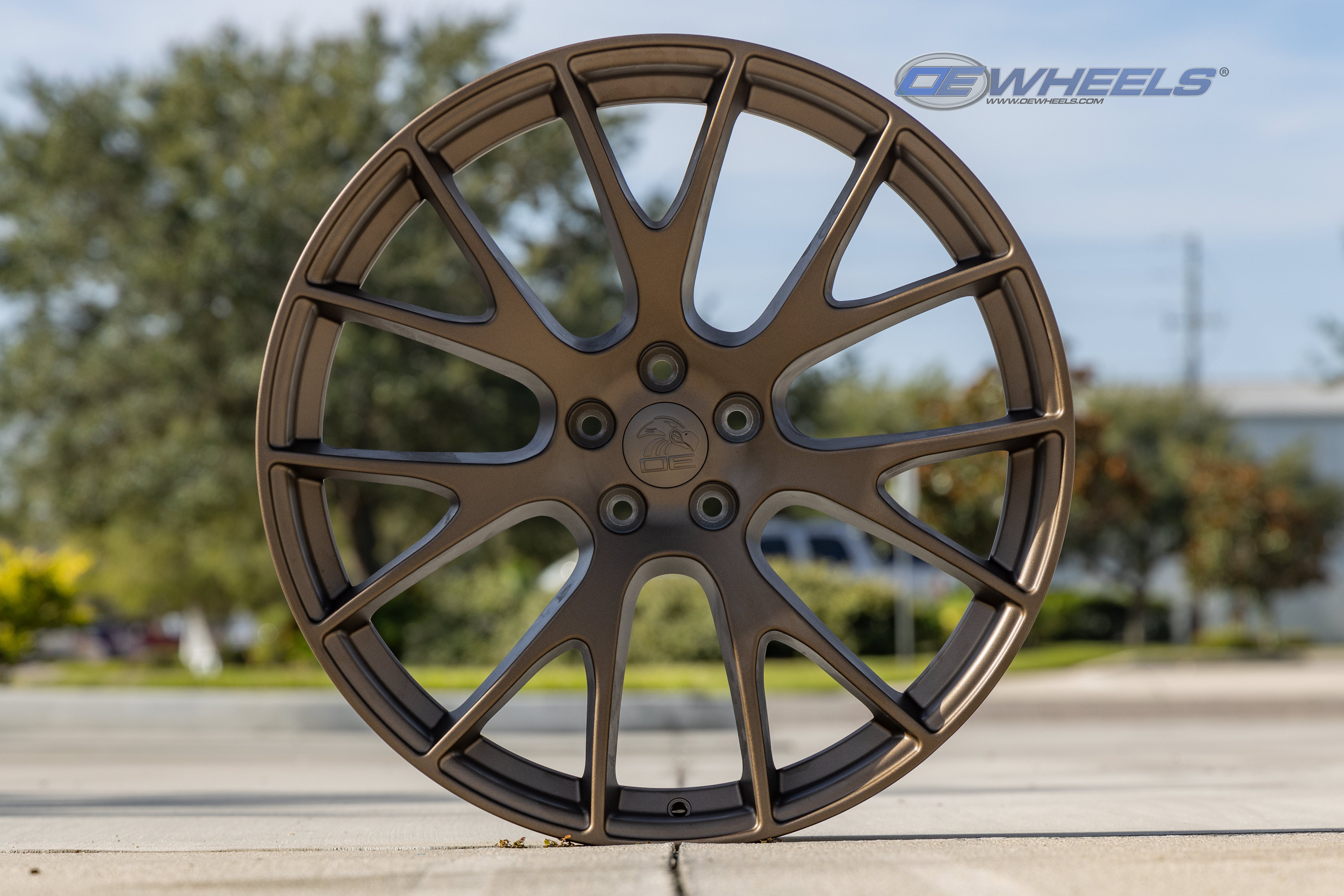 OE Wheels DG15-20100-5115-18BR 20" Replica DG15 fits Dodge Hellcat 20x10 Bronze