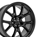 OE Wheels DG21-20090-5115-18B1 20" Replica fits Dodge Challenger Satin Black