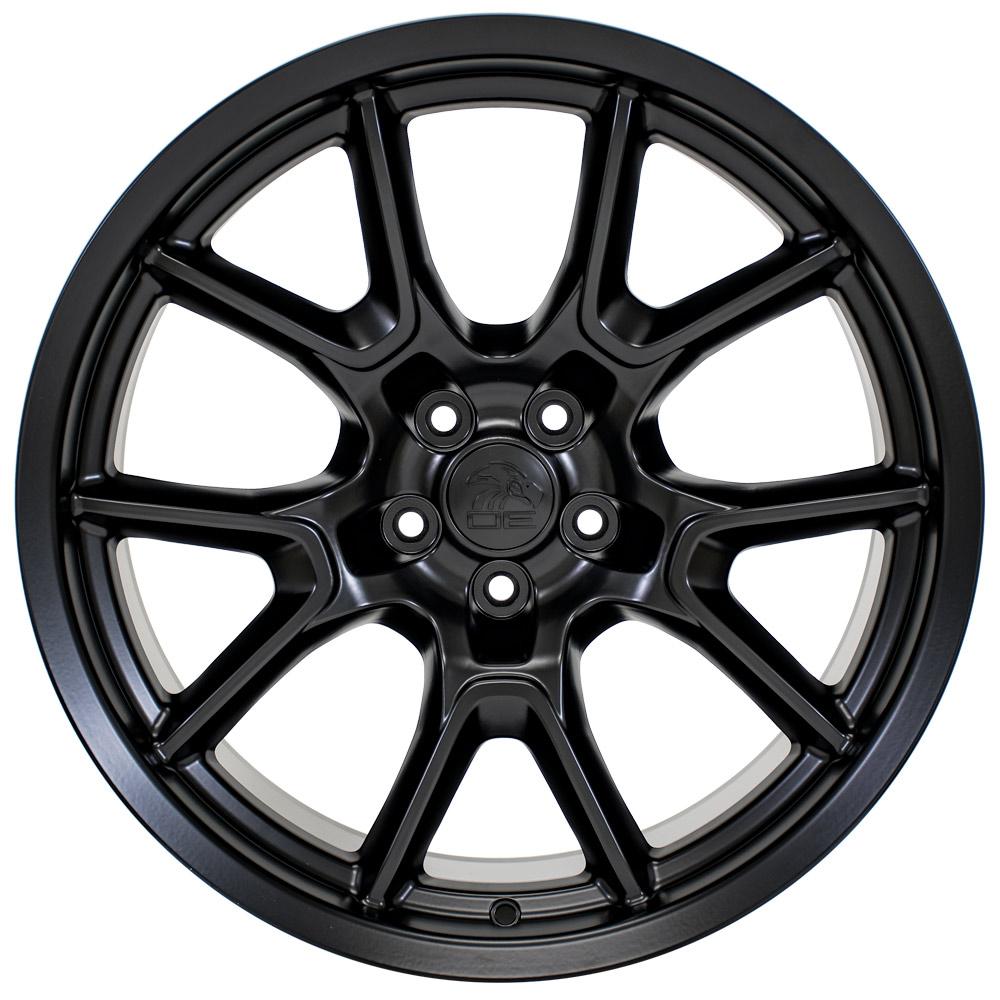 OE Wheels DG21-20100-5115-18B1 20" Replica fits Dodge Challenger Satin Black