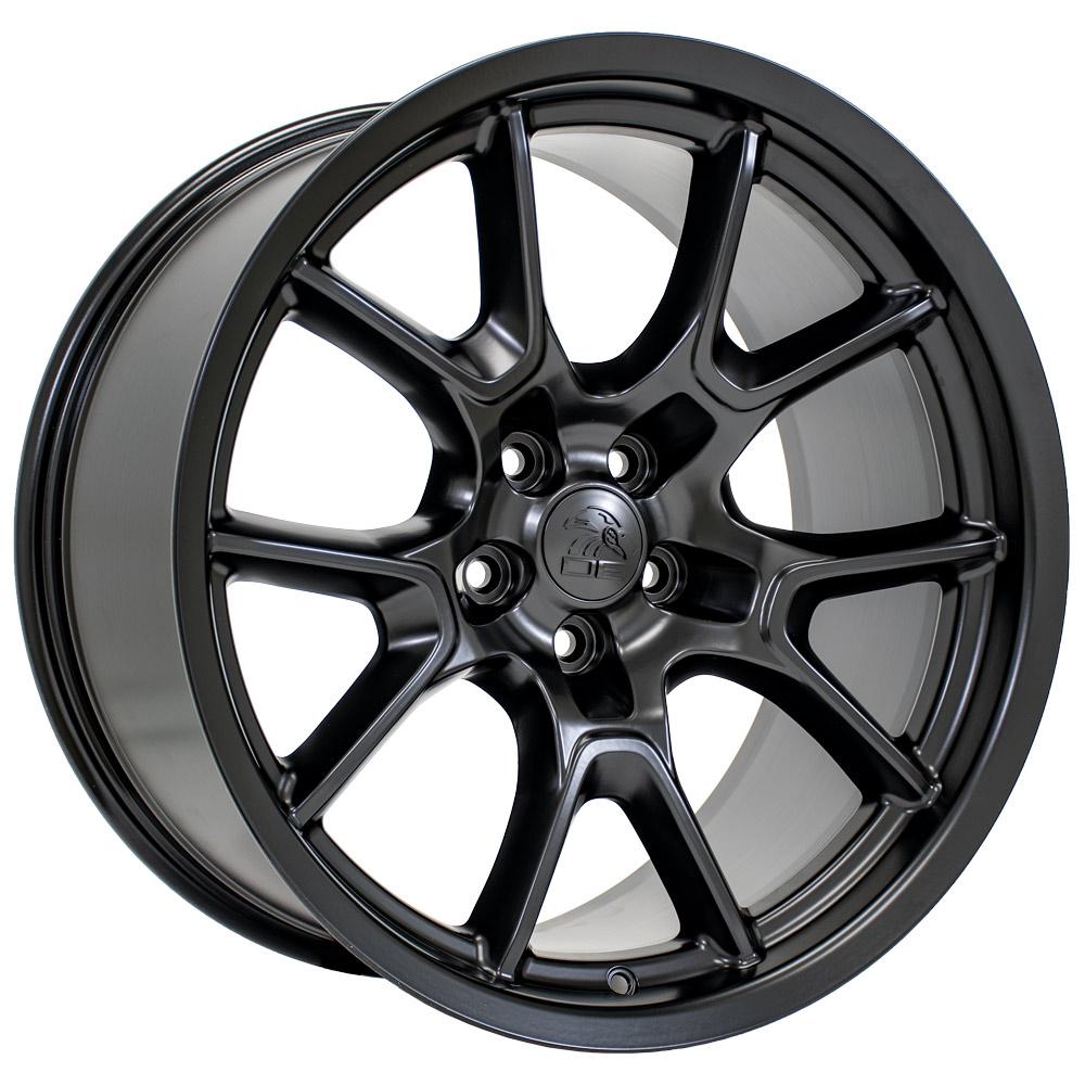 OE Wheels DG21-20100-5115-18B1 20" Replica fits Dodge Challenger Satin Black