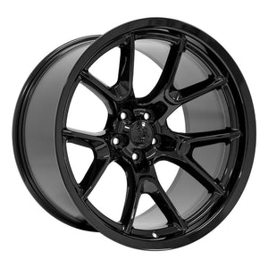 OE Wheels DG21-20110-5115-3B 20" Replica fits Dodge Challenger 20x11 Gloss Black