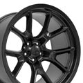 OE Wheels DG21-20110-5115-3B1 20" Replica fits Dodge Challenger Satin Black