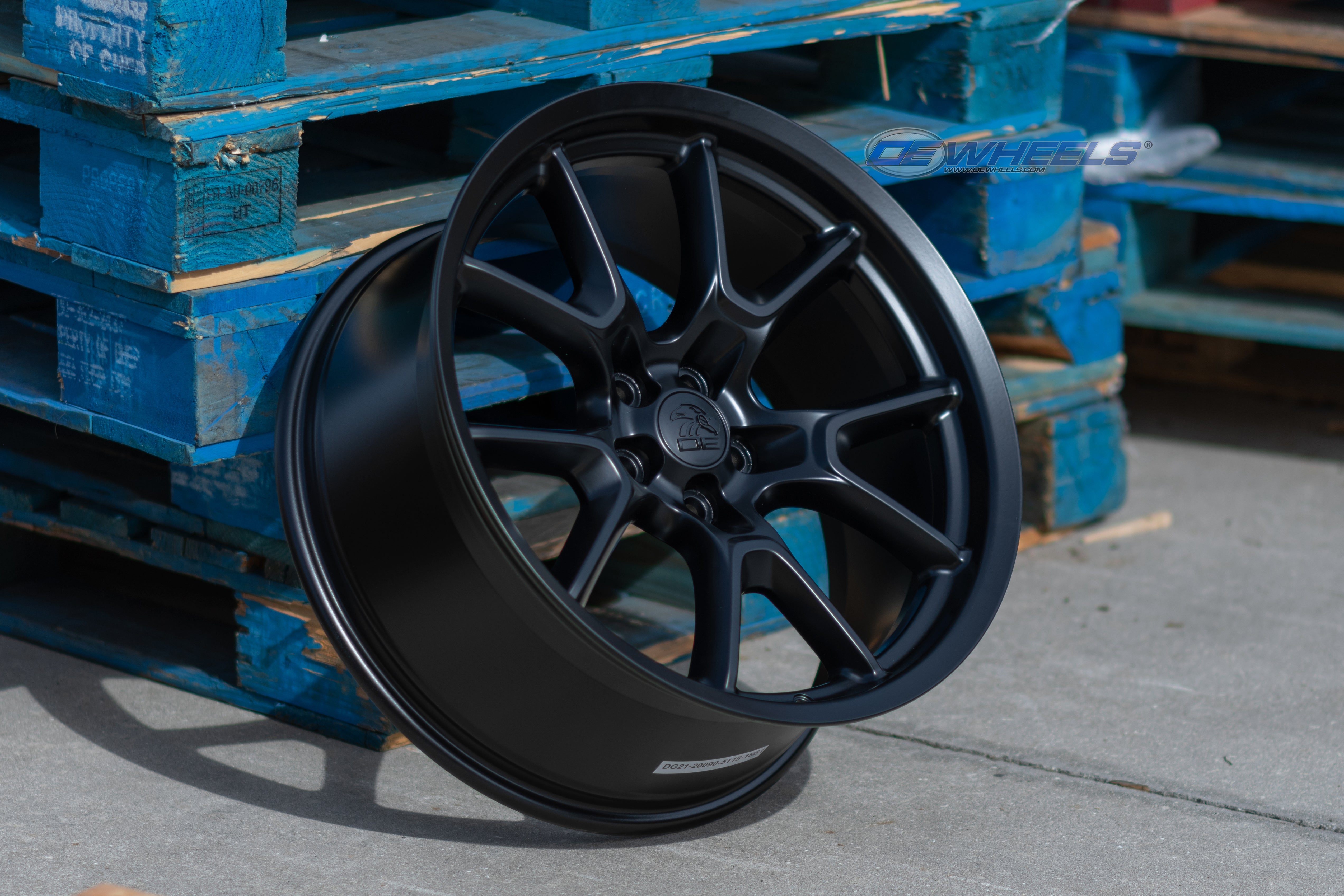 OE Wheels DG21-20090-5115-18B1 20" Replica fits Dodge Challenger Satin Black