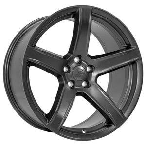 OE Wheels DG22-20095-5115-18G1 20" Replica fits Dodge Challenger Satin Gunmetal