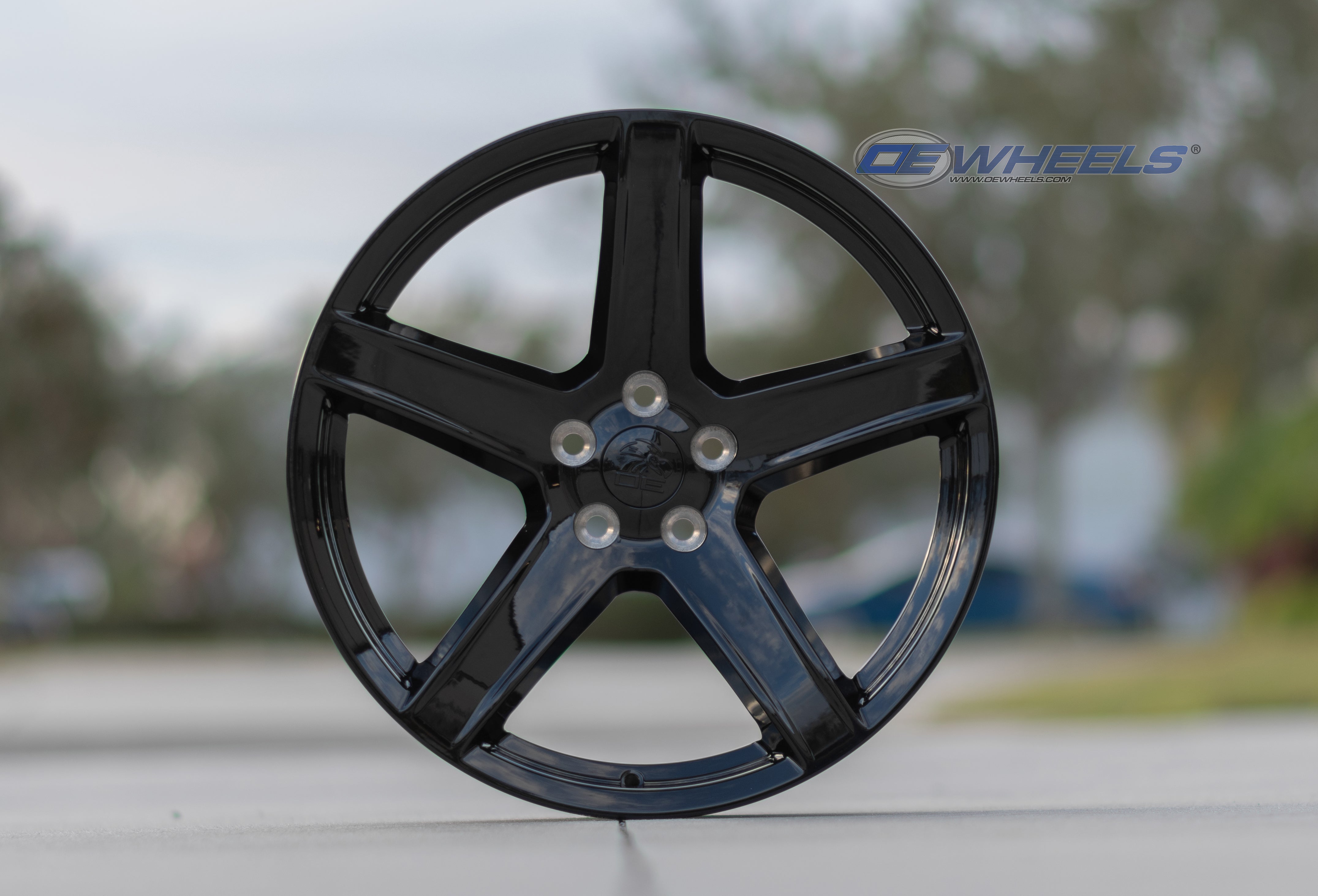 OE Wheels DG22-20095-5115-18B 20" Replica fits Dodge Challenger Gloss Black