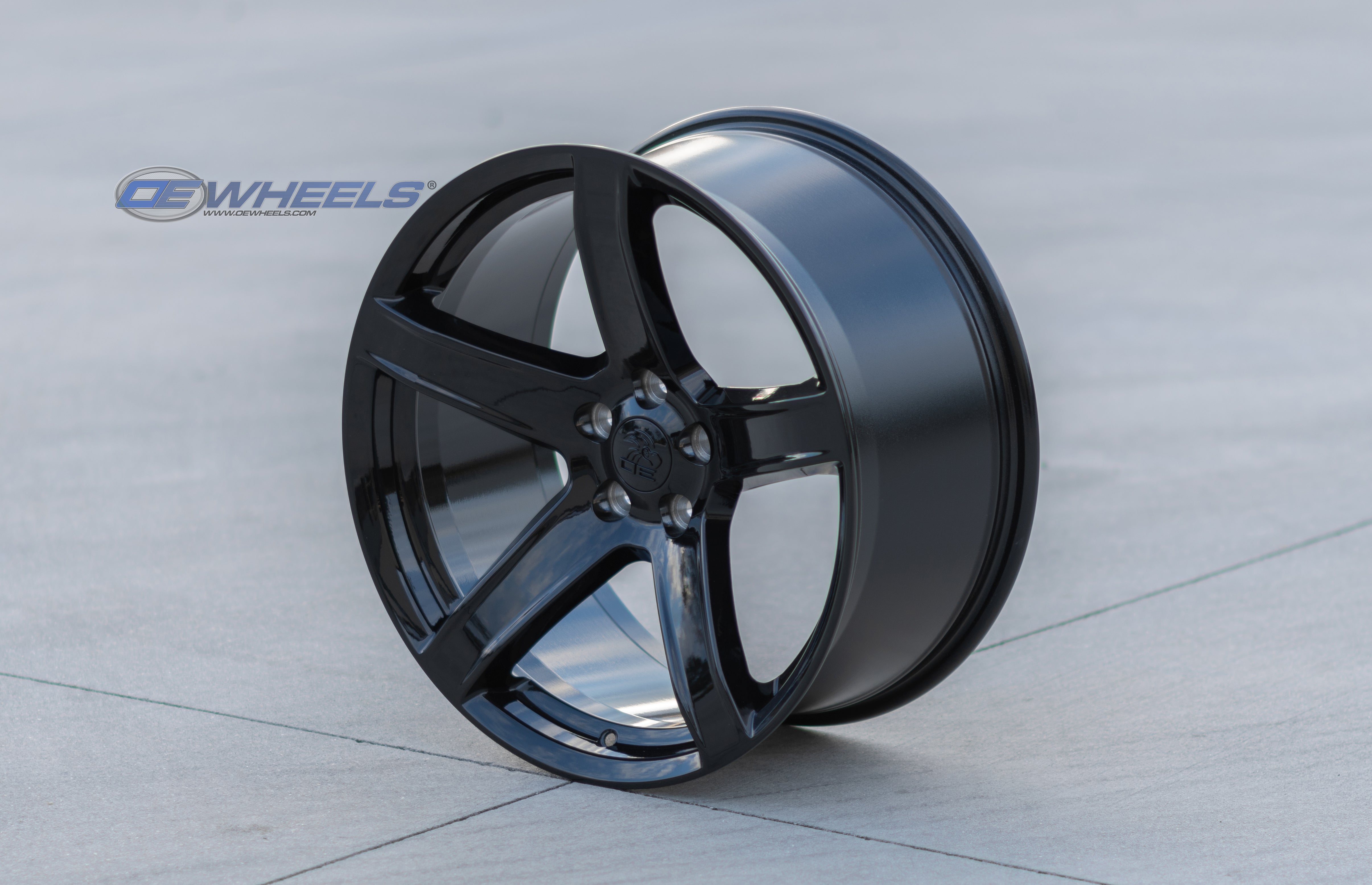 OE Wheels DG22-20095-5115-18B 20" Replica fits Dodge Challenger Gloss Black