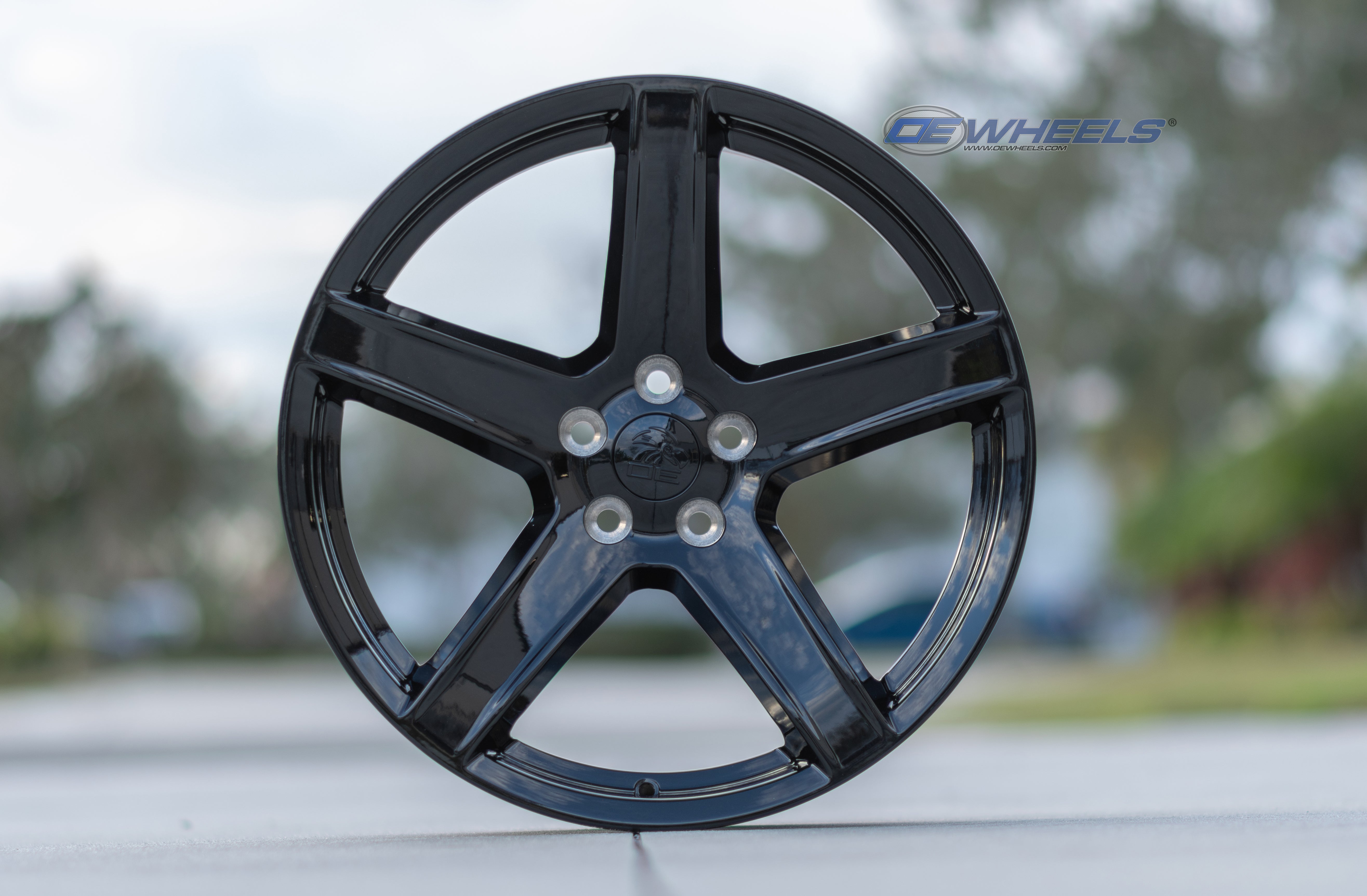 OE Wheels DG22-20095-5115-18B 20" Replica fits Dodge Challenger Gloss Black