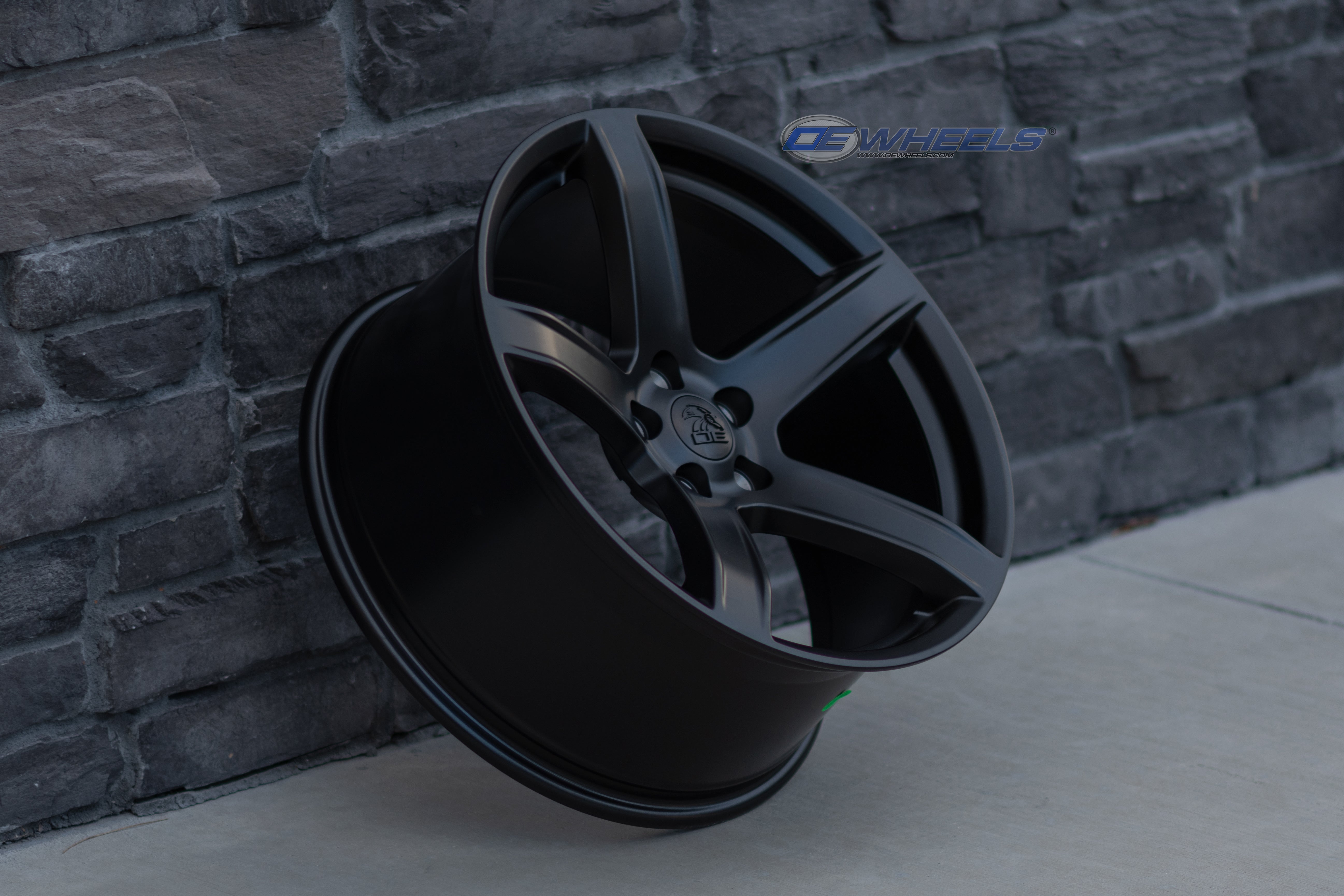 OE Wheels DG22-20095-5115-18B1 20" Replica fits Dodge Challenger Satin Black