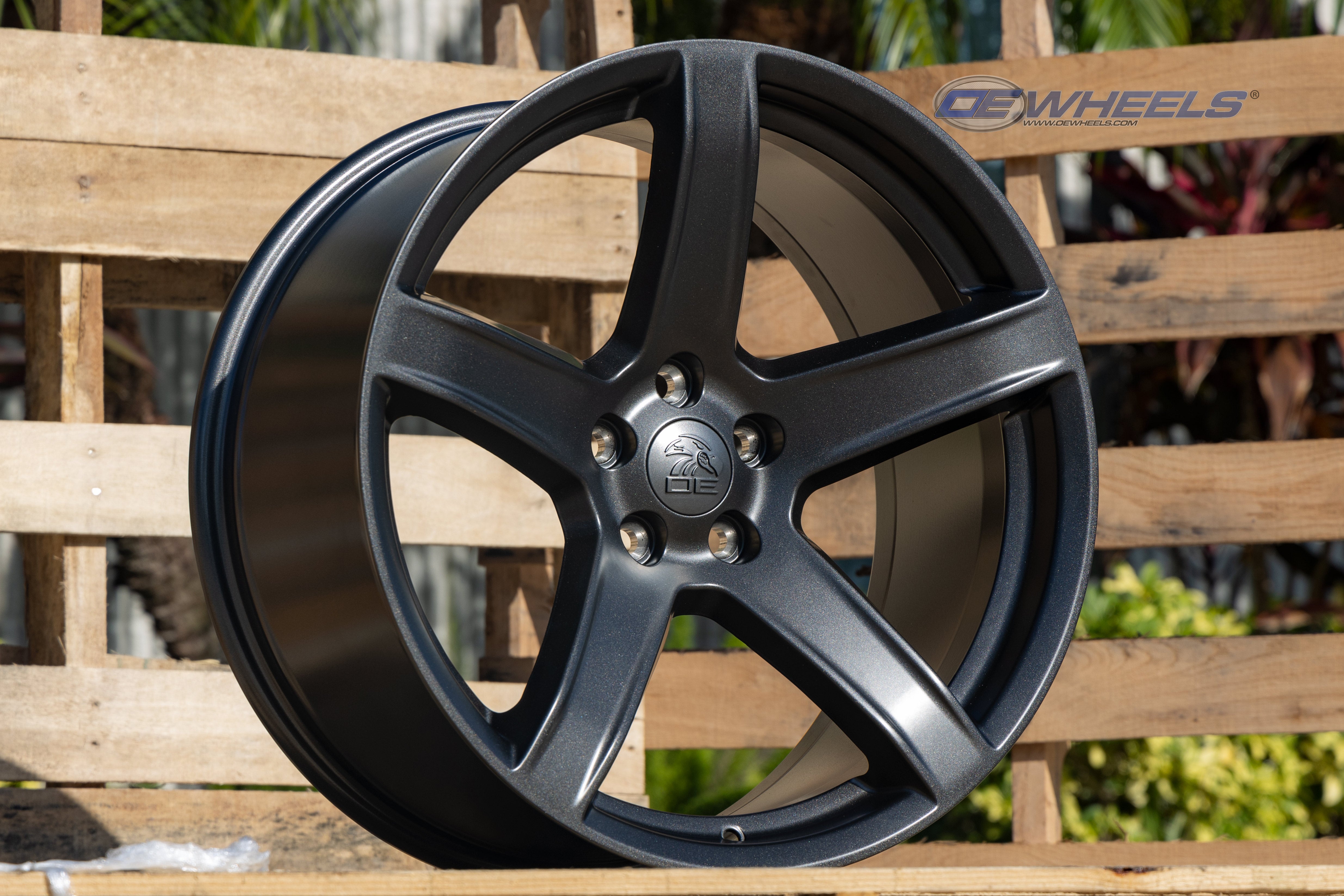 OE Wheels DG22-20095-5115-18G1 20" Replica fits Dodge Challenger Satin Gunmetal