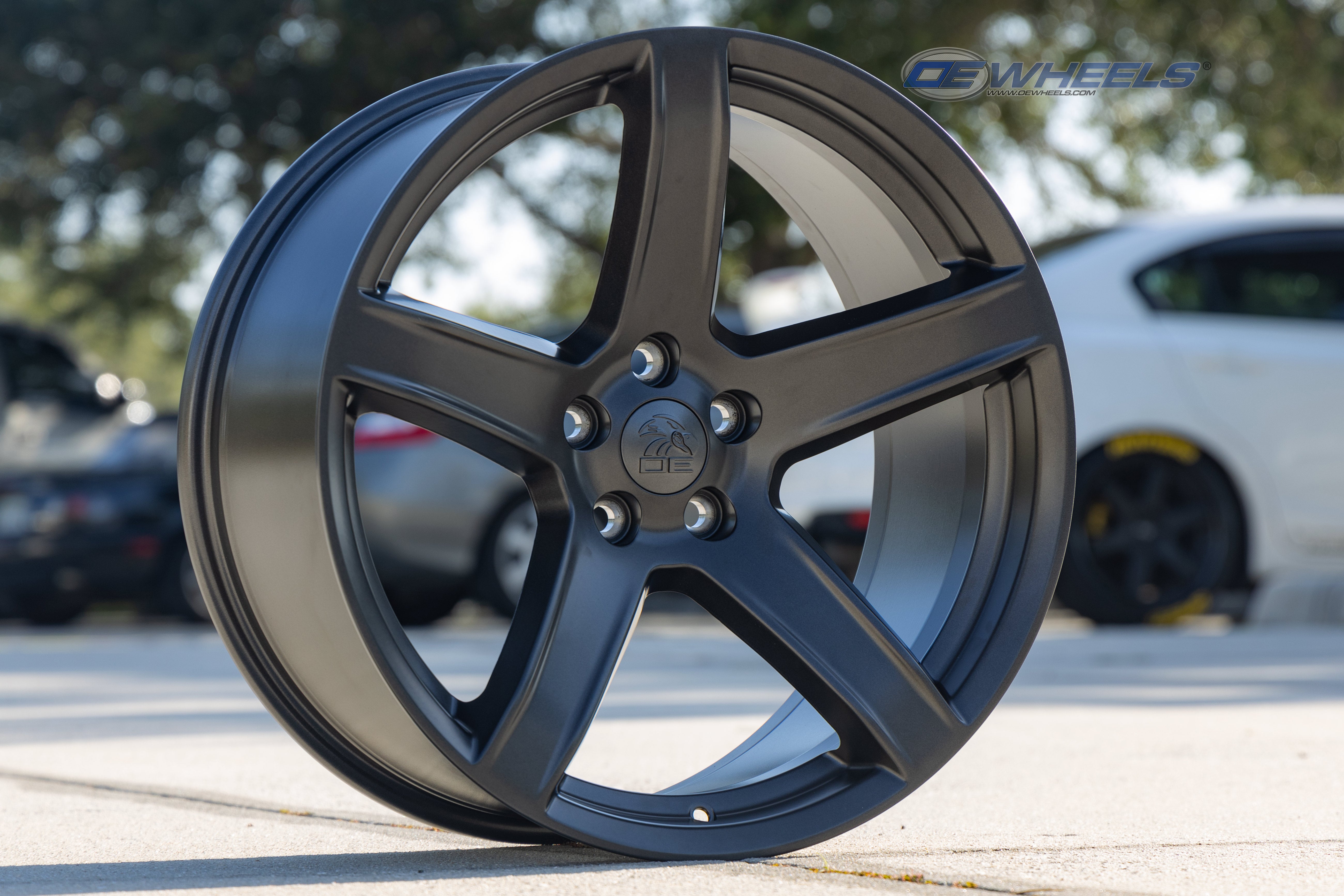 OE Wheels DG22-20095-5115-18G1 20" Replica fits Dodge Challenger Satin Gunmetal