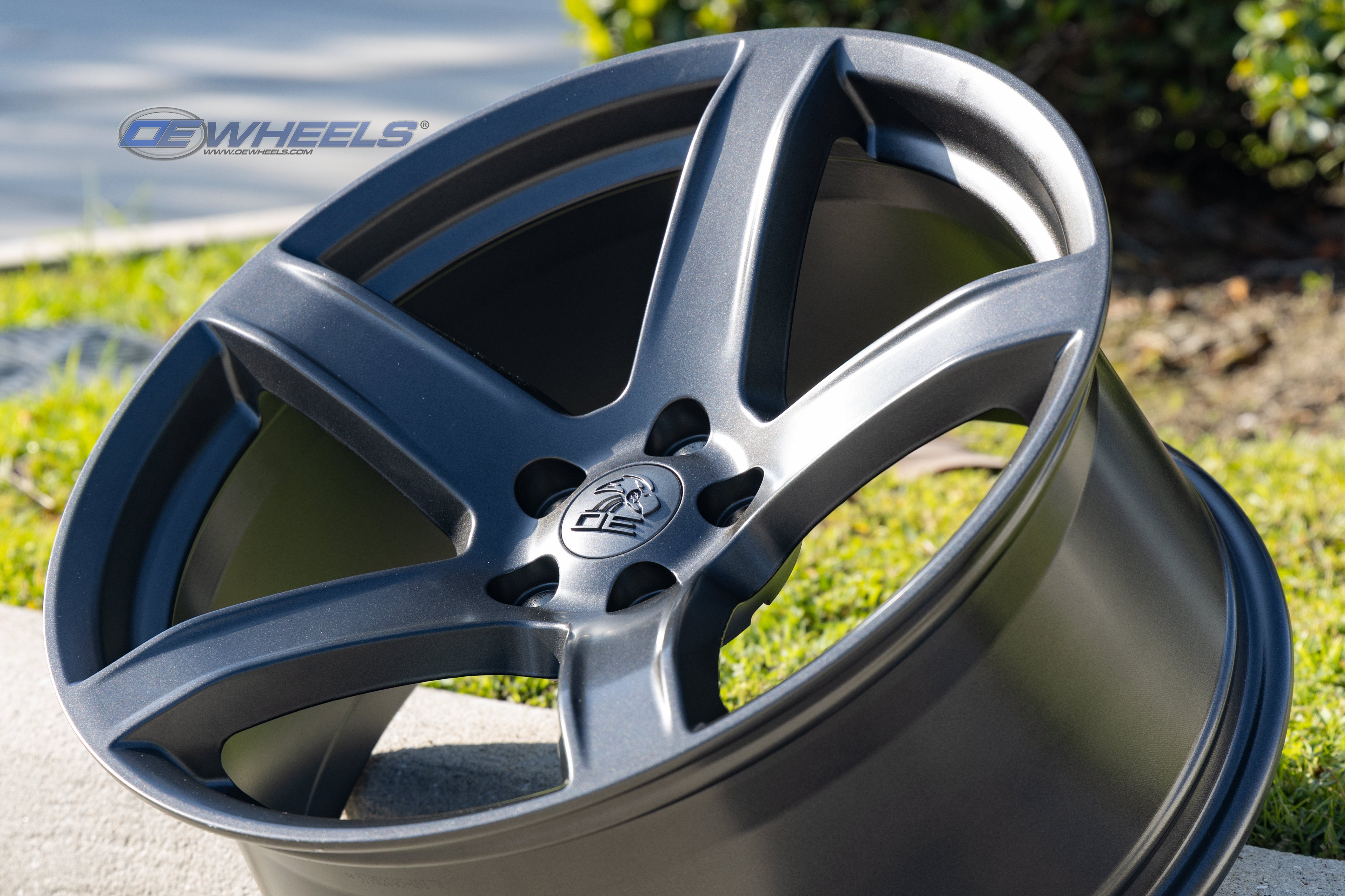 OE Wheels DG22-20095-5115-18G1 20" Replica fits Dodge Challenger Satin Gunmetal