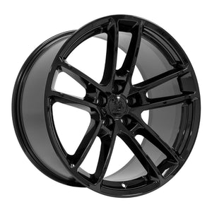 OE Wheels DG23-20100-5115-18B 20" Replica fits Dodge Challenger Gloss Black