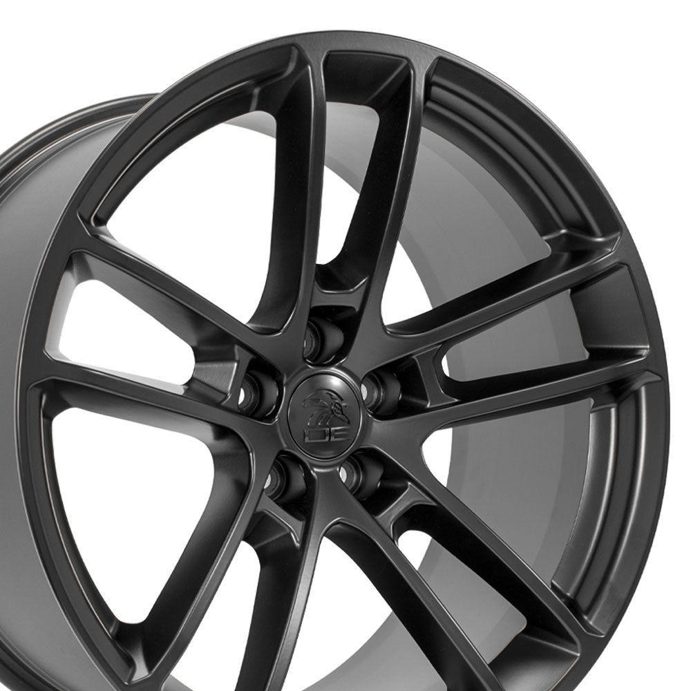 OE Wheels DG23-20100-5115-18B1 20" Replica fits Dodge Challenger Satin Black