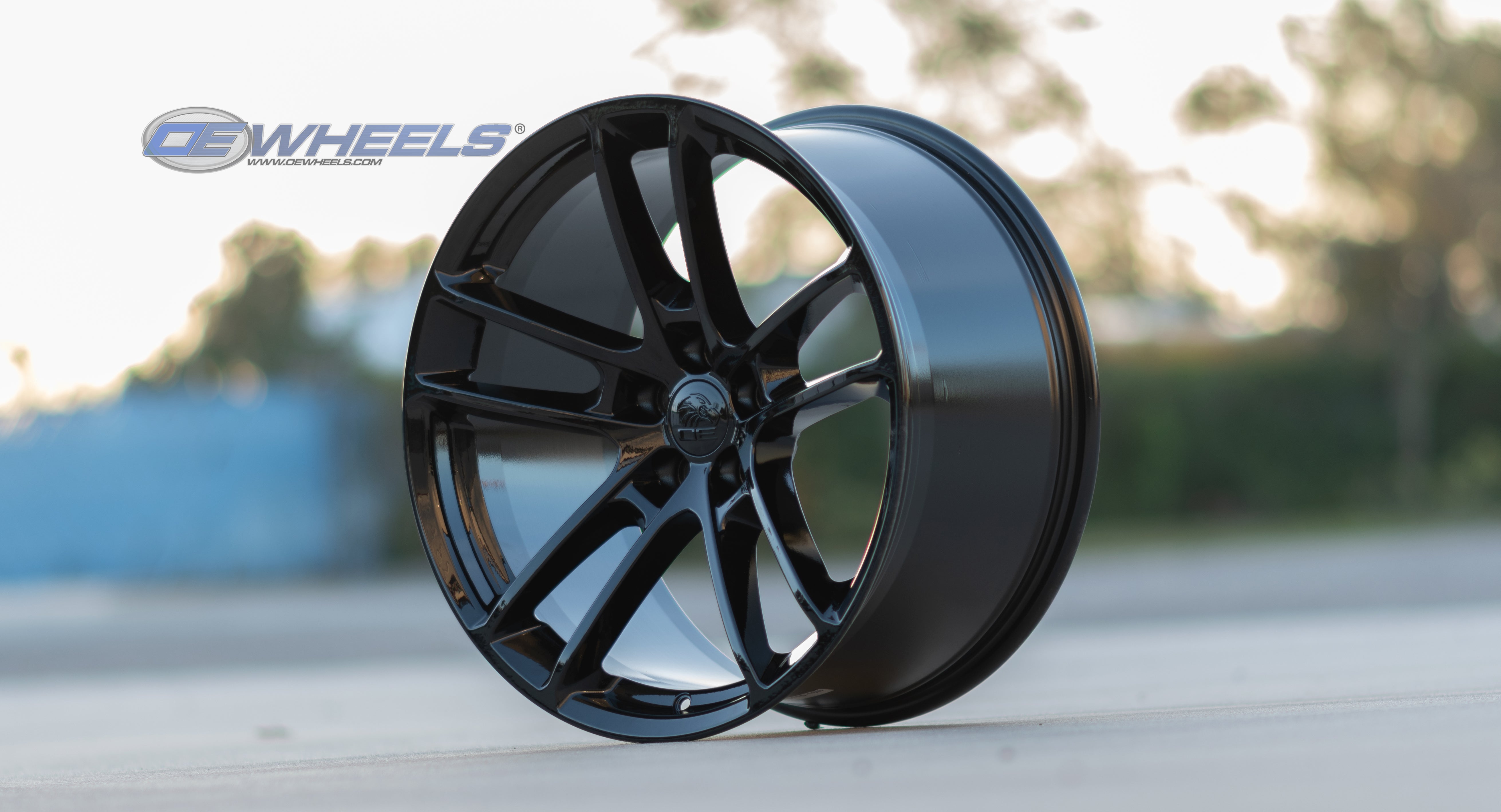OE Wheels DG23-20100-5115-18B1 20" Replica fits Dodge Challenger Satin Black