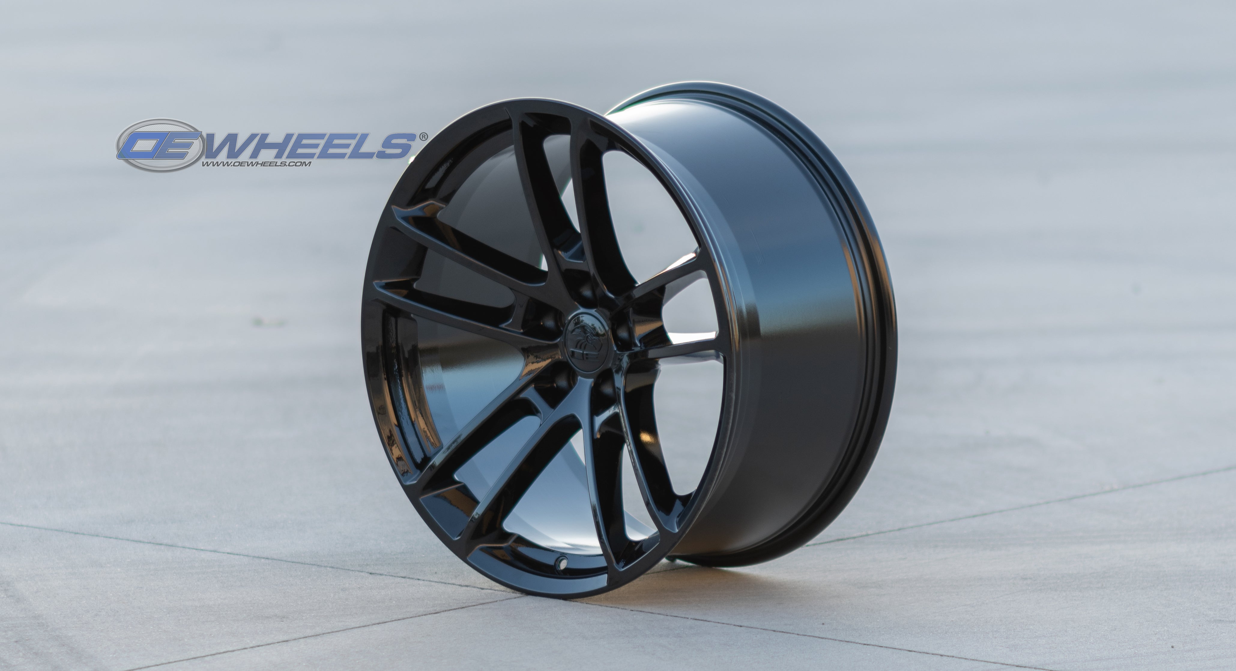OE Wheels DG23-20100-5115-18B1 20" Replica fits Dodge Challenger Satin Black