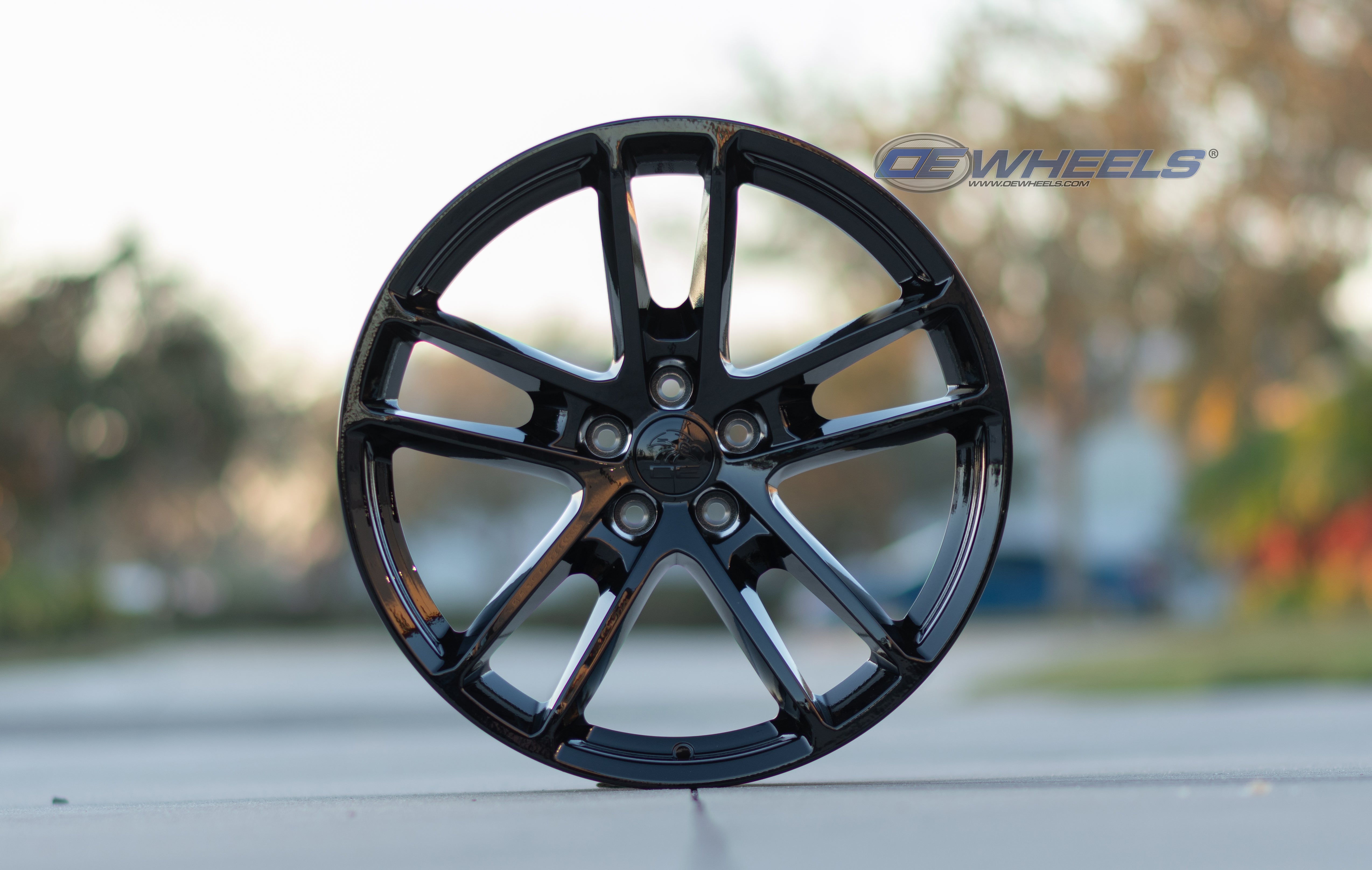 OE Wheels DG23-20090-5115-18B 20" Replica fits Dodge Challenger 20x9 Gloss Black