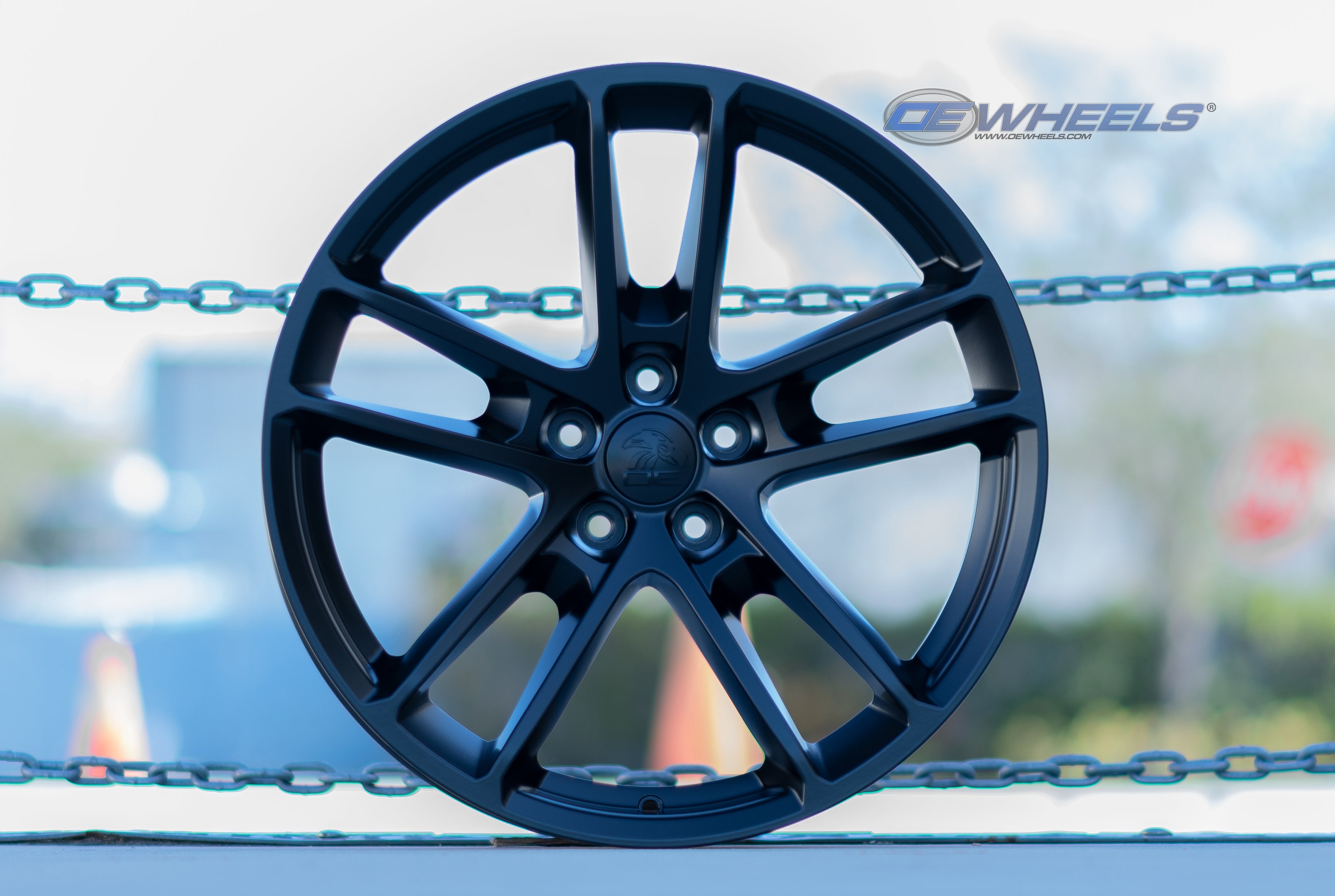 OE Wheels DG23-20090-5115-18B1 20" Replica fits Dodge Challenger Satin Black