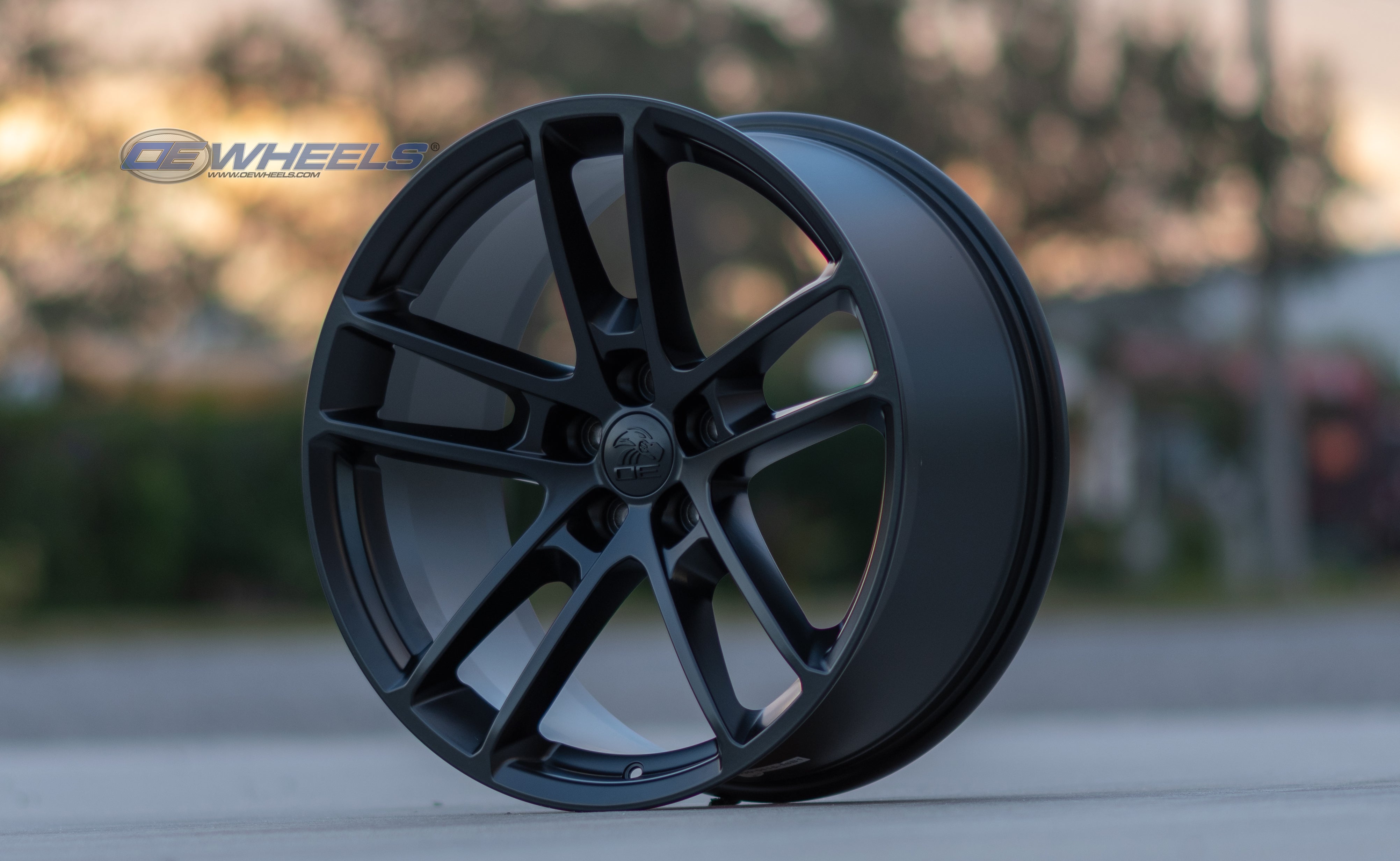OE Wheels DG23-20090-5115-18B1 20" Replica fits Dodge Challenger Satin Black