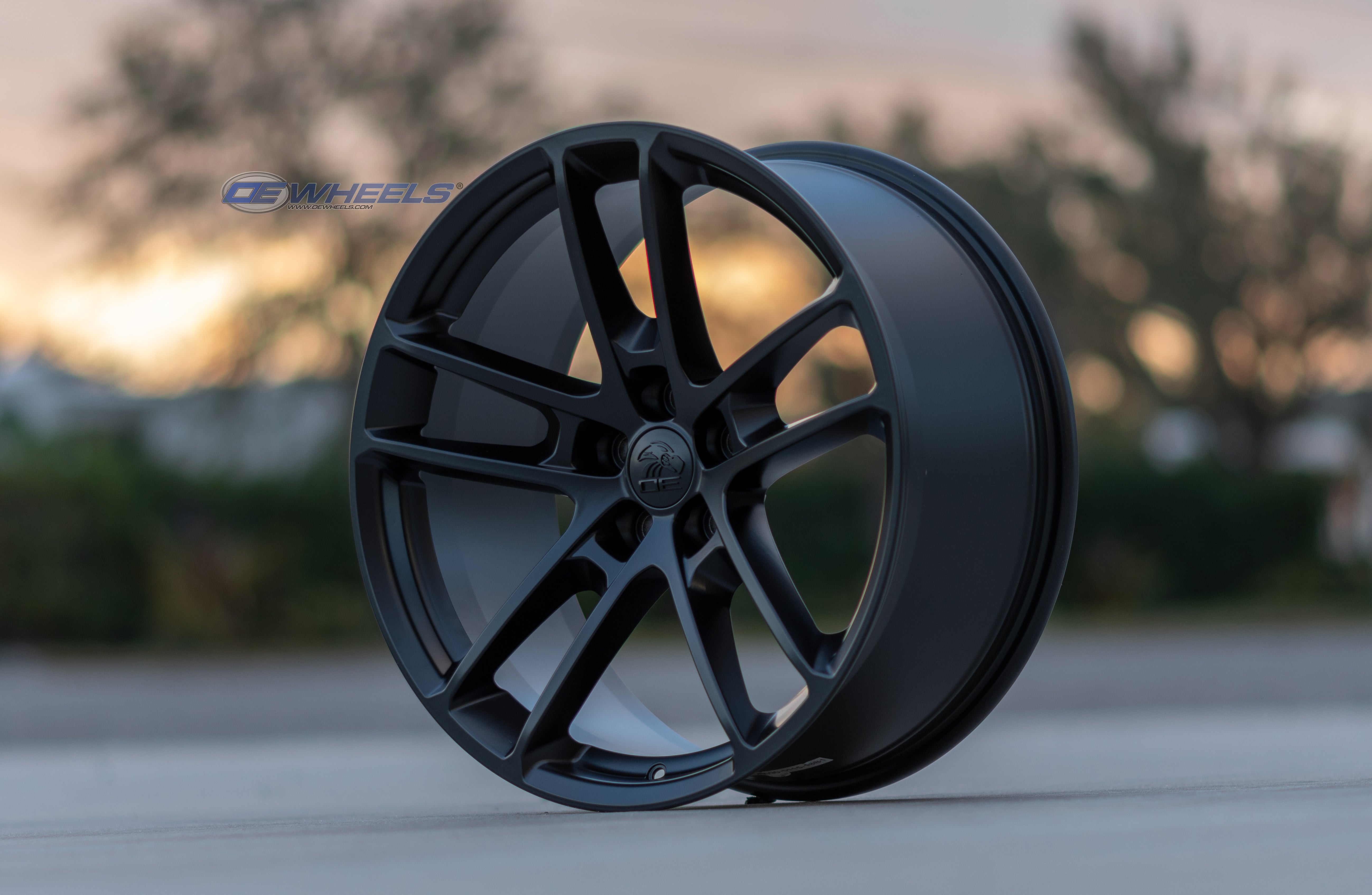 OE Wheels DG23-20090-5115-18B1 20" Replica fits Dodge Challenger Satin Black