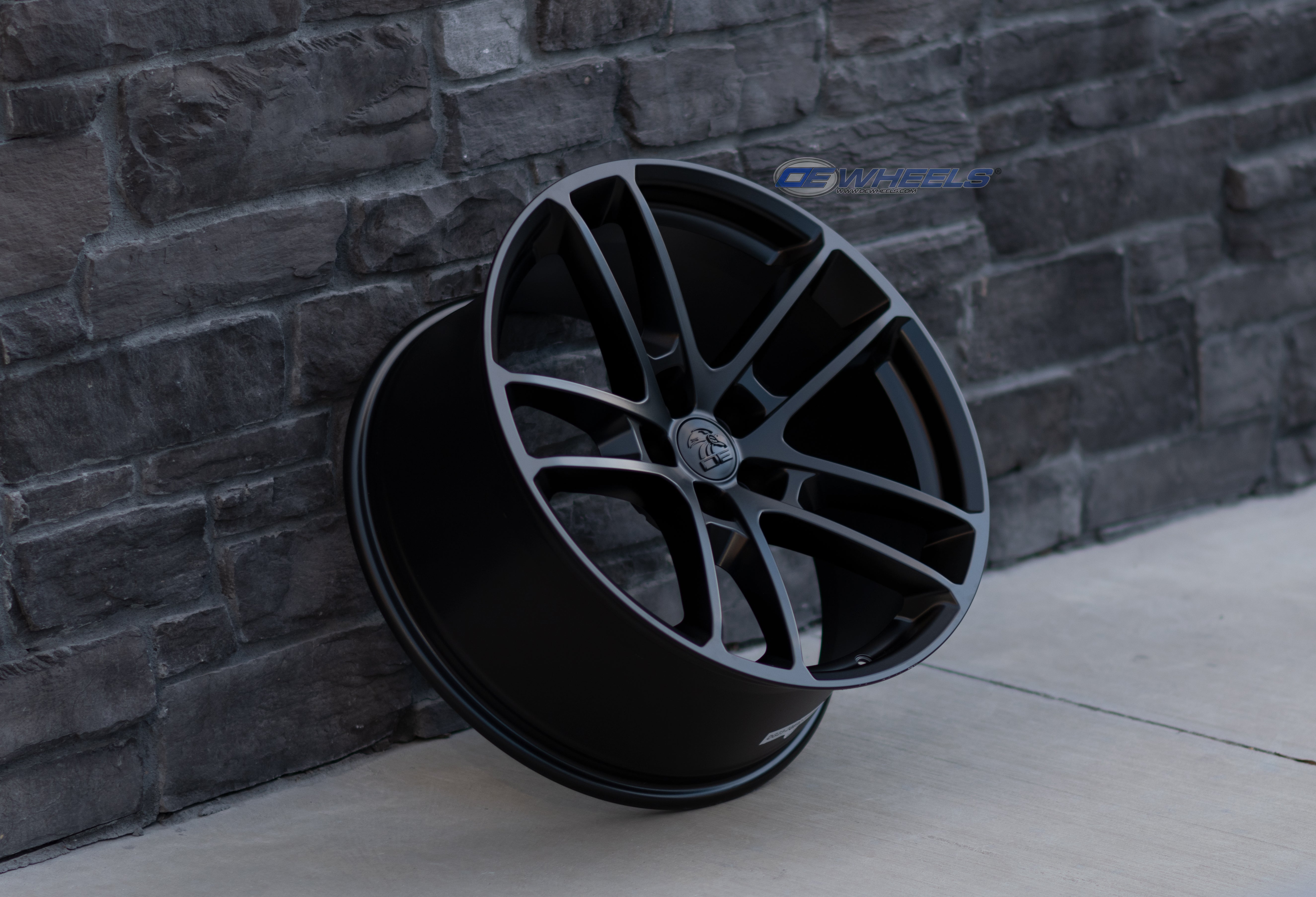 OE Wheels DG23-20090-5115-18B1 20" Replica fits Dodge Challenger Satin Black