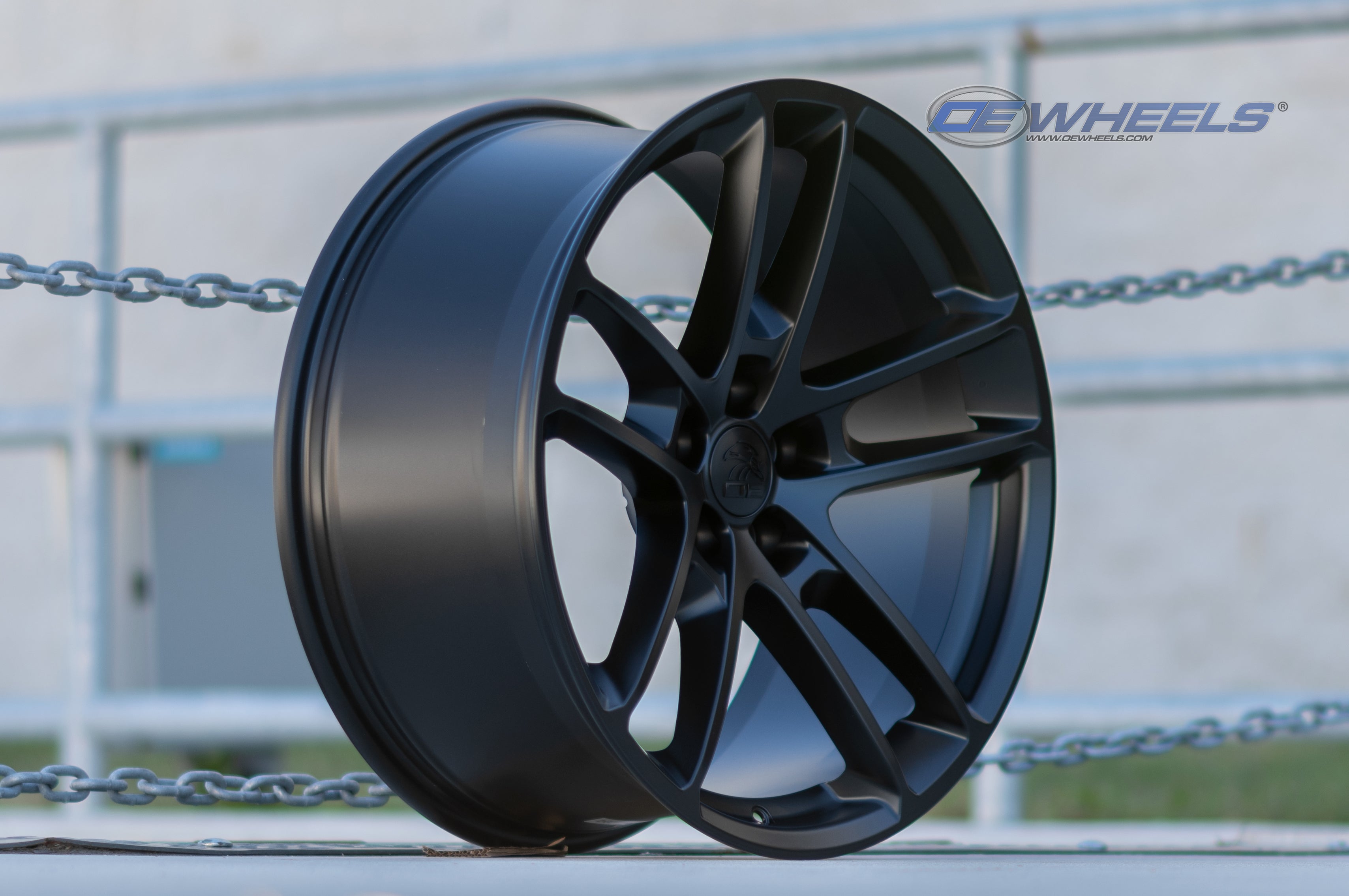 OE Wheels DG23-20090-5115-18B1 20" Replica fits Dodge Challenger Satin Black