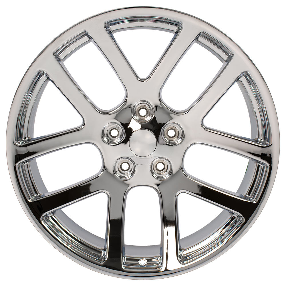 OE Wheels DG51-22100-5550-25C 22" Replica DG51 fits Dodge RAM 22x10 Chrome