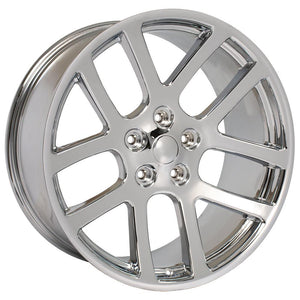 OE Wheels DG51-22100-5550-25C 22" Replica DG51 fits Dodge RAM 22x10 Chrome