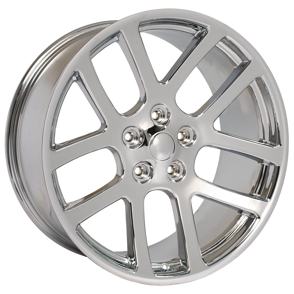OE Wheels DG51-22100-5550-25C 22" Replica DG51 fits Dodge RAM 22x10 Chrome