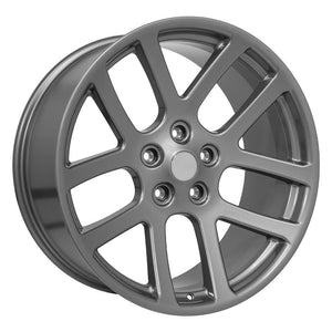 OE Wheels DG51-22100-5550-25G 22" Replica DG51 fits Dodge RAM 22x10 Gunmetal
