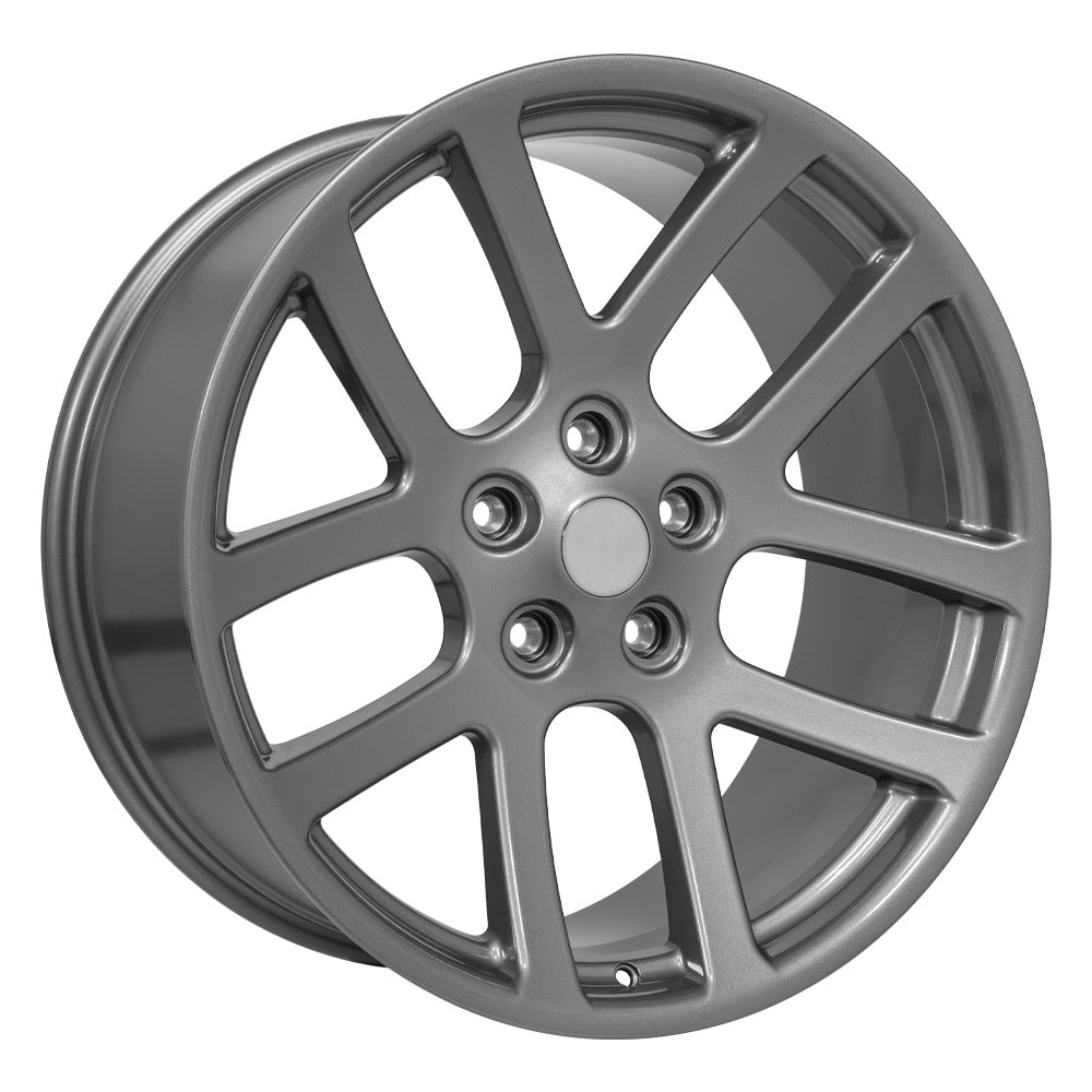 OE Wheels DG51-22100-5550-25G 22" Replica DG51 fits Dodge RAM 22x10 Gunmetal