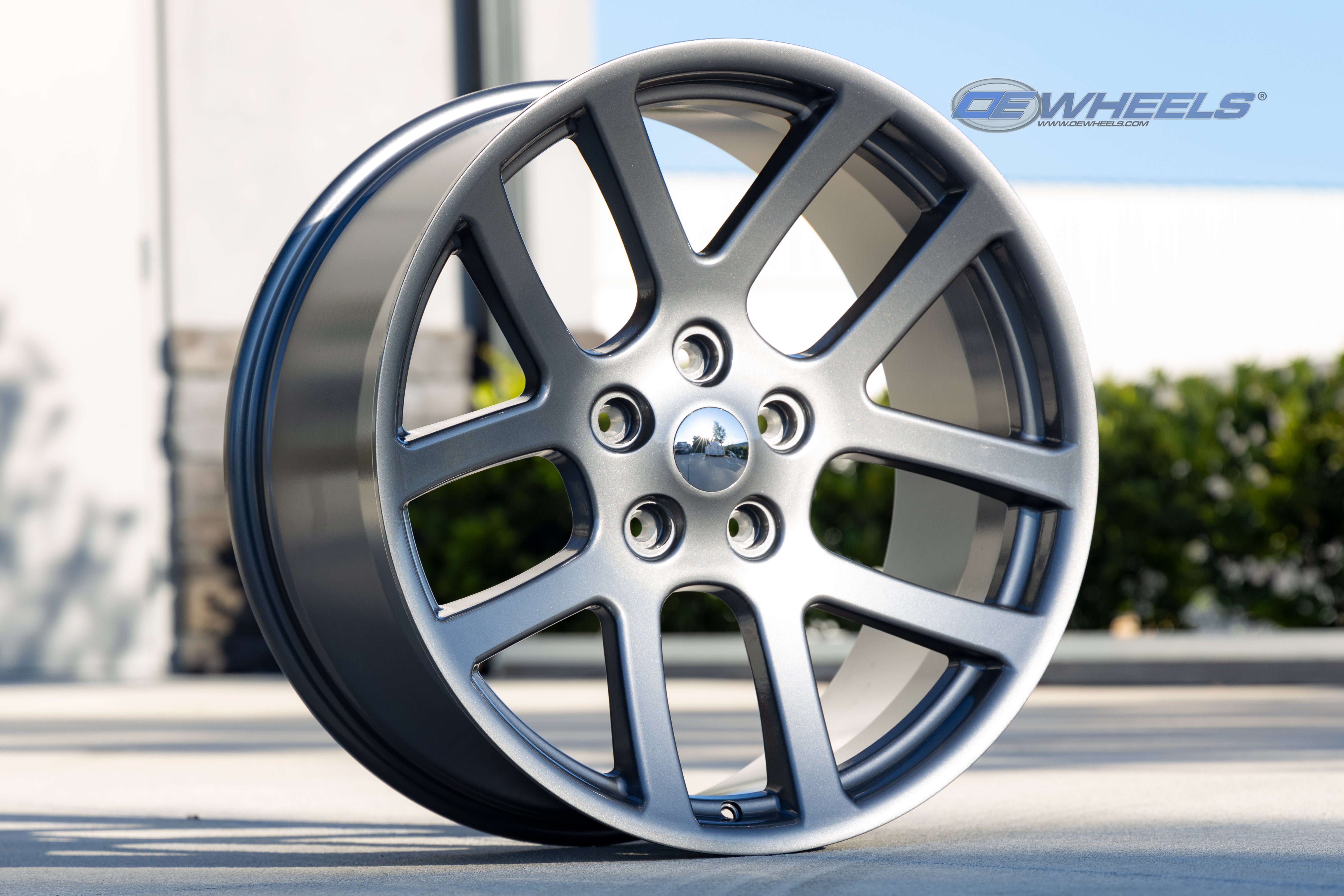OE Wheels DG51-22100-5550-25G 22" Replica DG51 fits Dodge RAM 22x10 Gunmetal