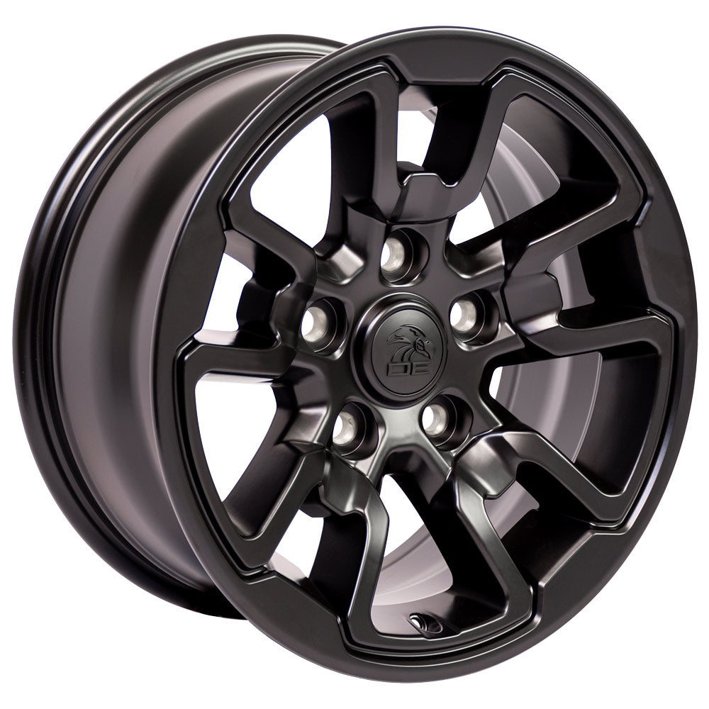 OE Wheels DG55-17080-5550-18B1 17" Replica DG55 fits Dodge RAM Rebel 17x8 Black
