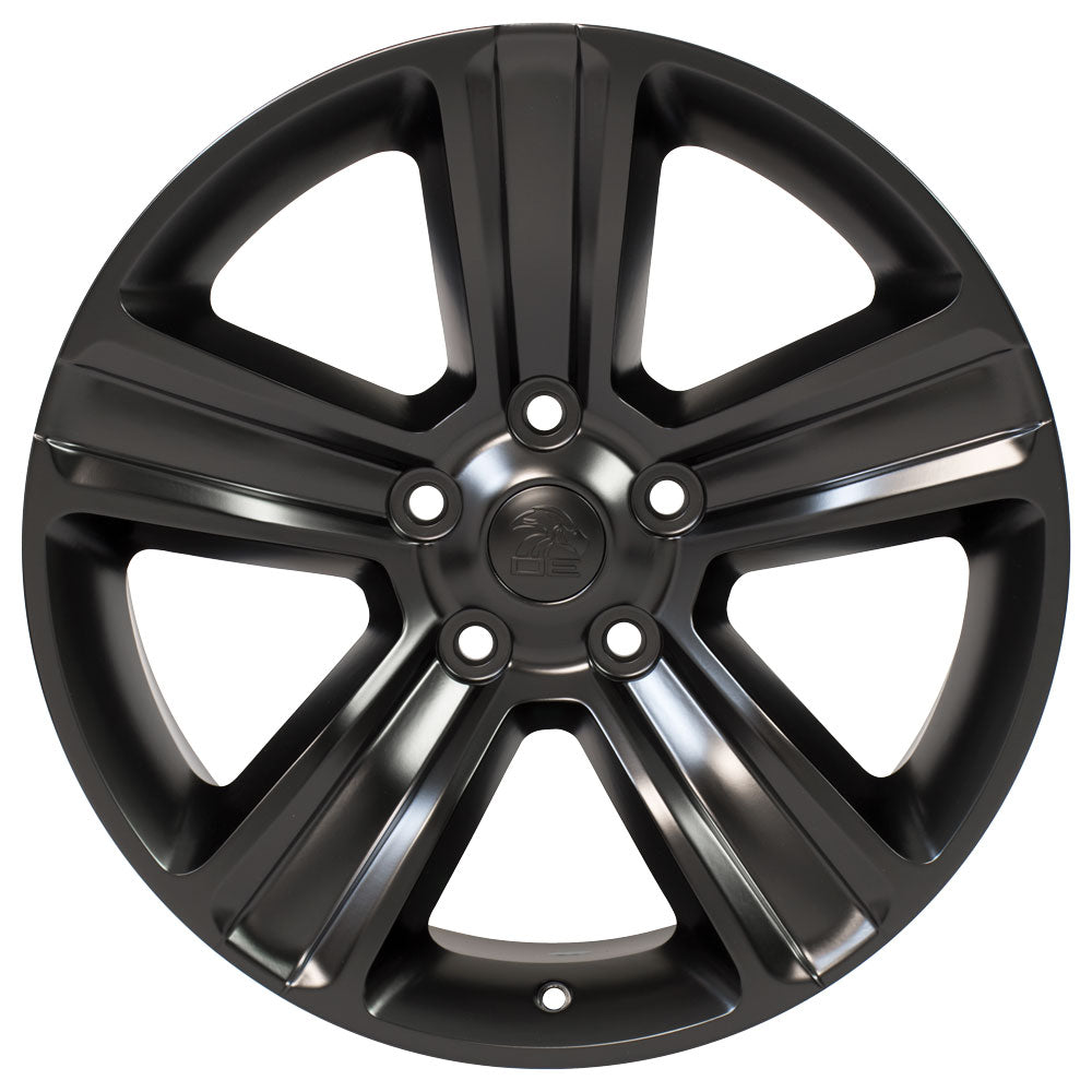 OE Wheels DG65-20090-5550-19B1 20" Replica DG65 fits Dodge RAM 20x9 Black
